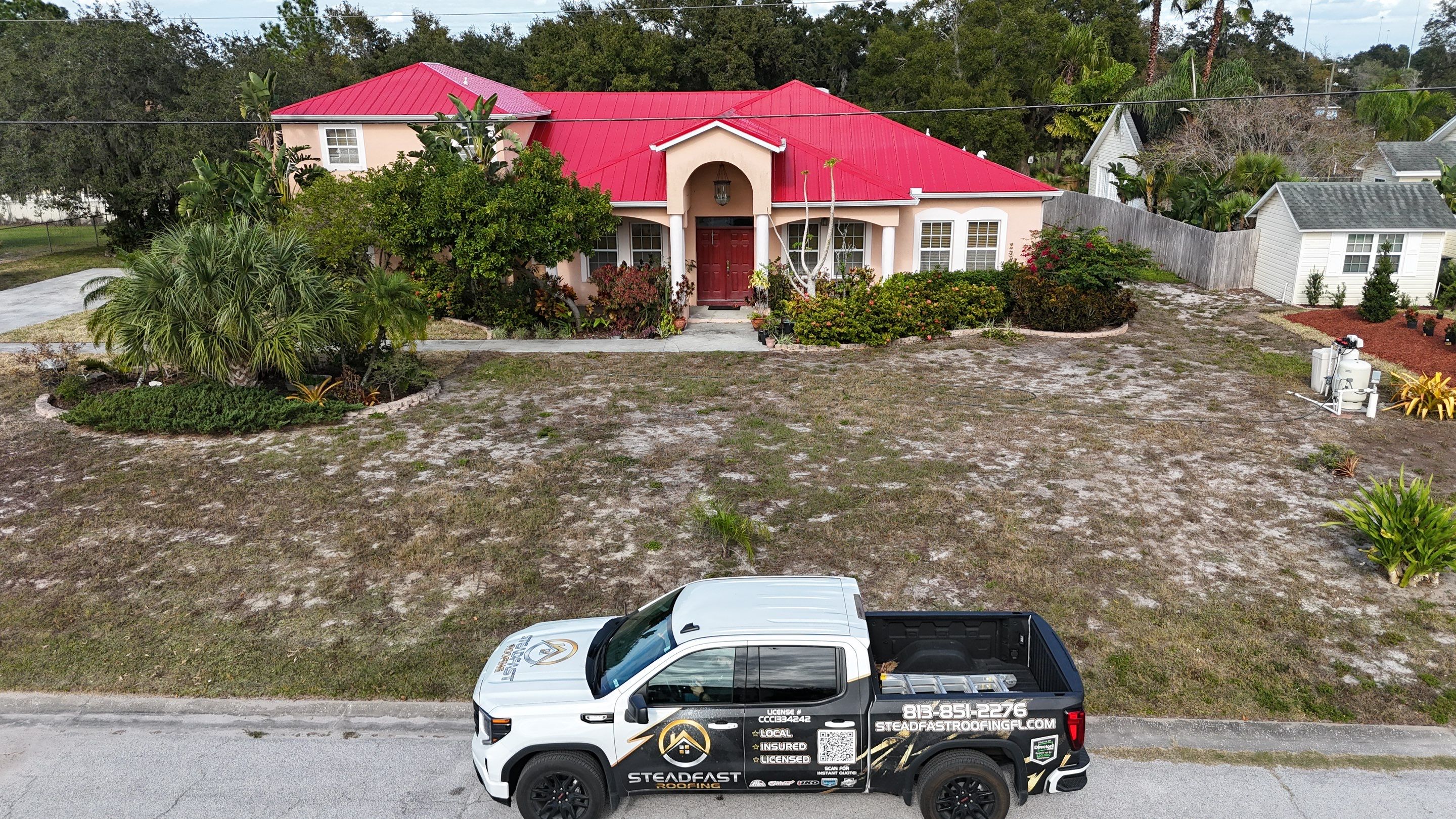 Metal Roof Replacement in Gibsonton, FL by Steadfast Roofing 