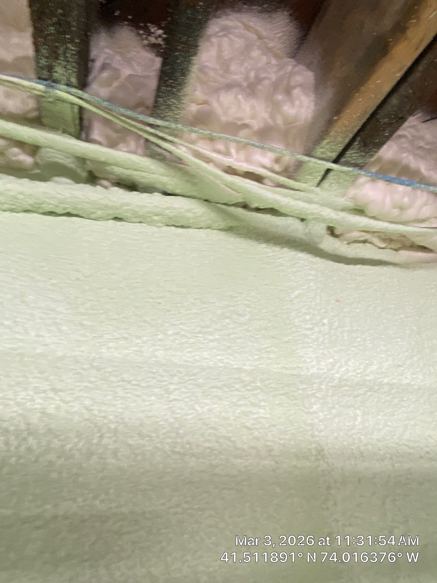 Attic Insulation using open cell spray foam by NYS Foam & Energy
