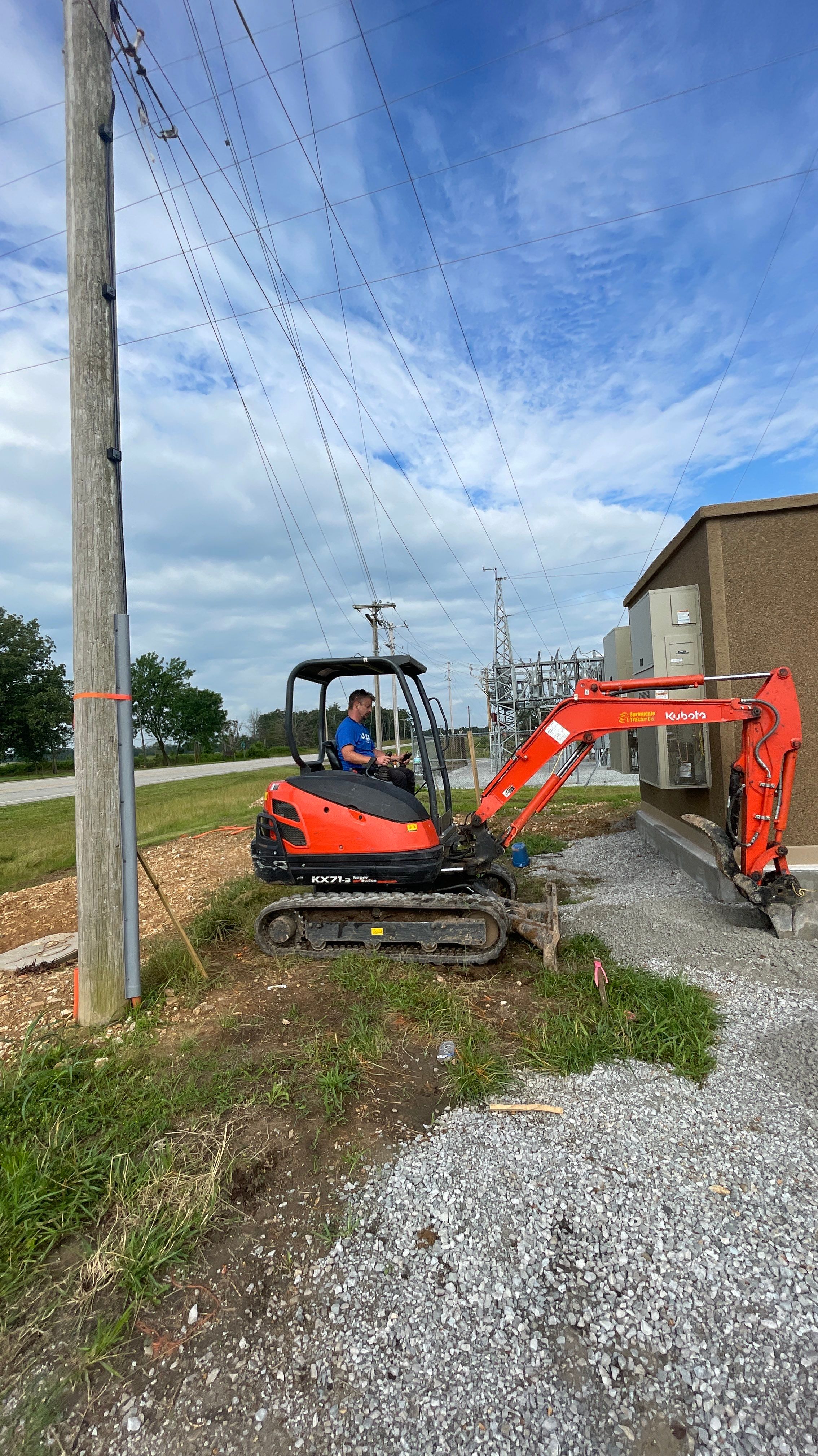 FIBER OPTIC UTILITY BUILDING by Argent Electric LLC