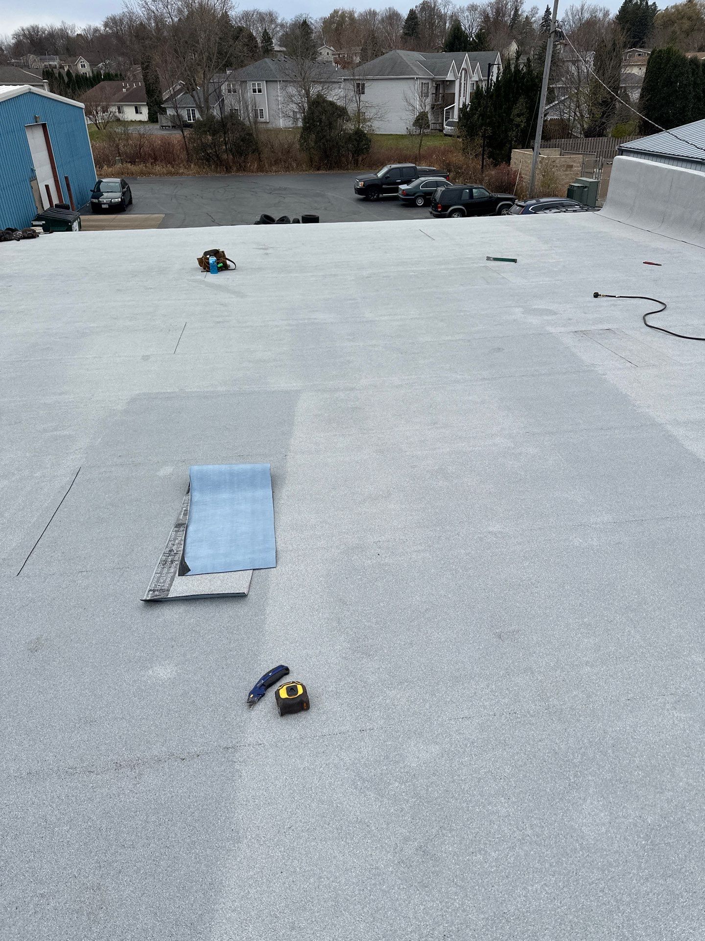 Commercial Roofing using Certainteed Flintastic Self Adhered by Stendahl Services