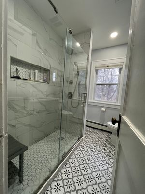 Bathroom Remodel using Tile