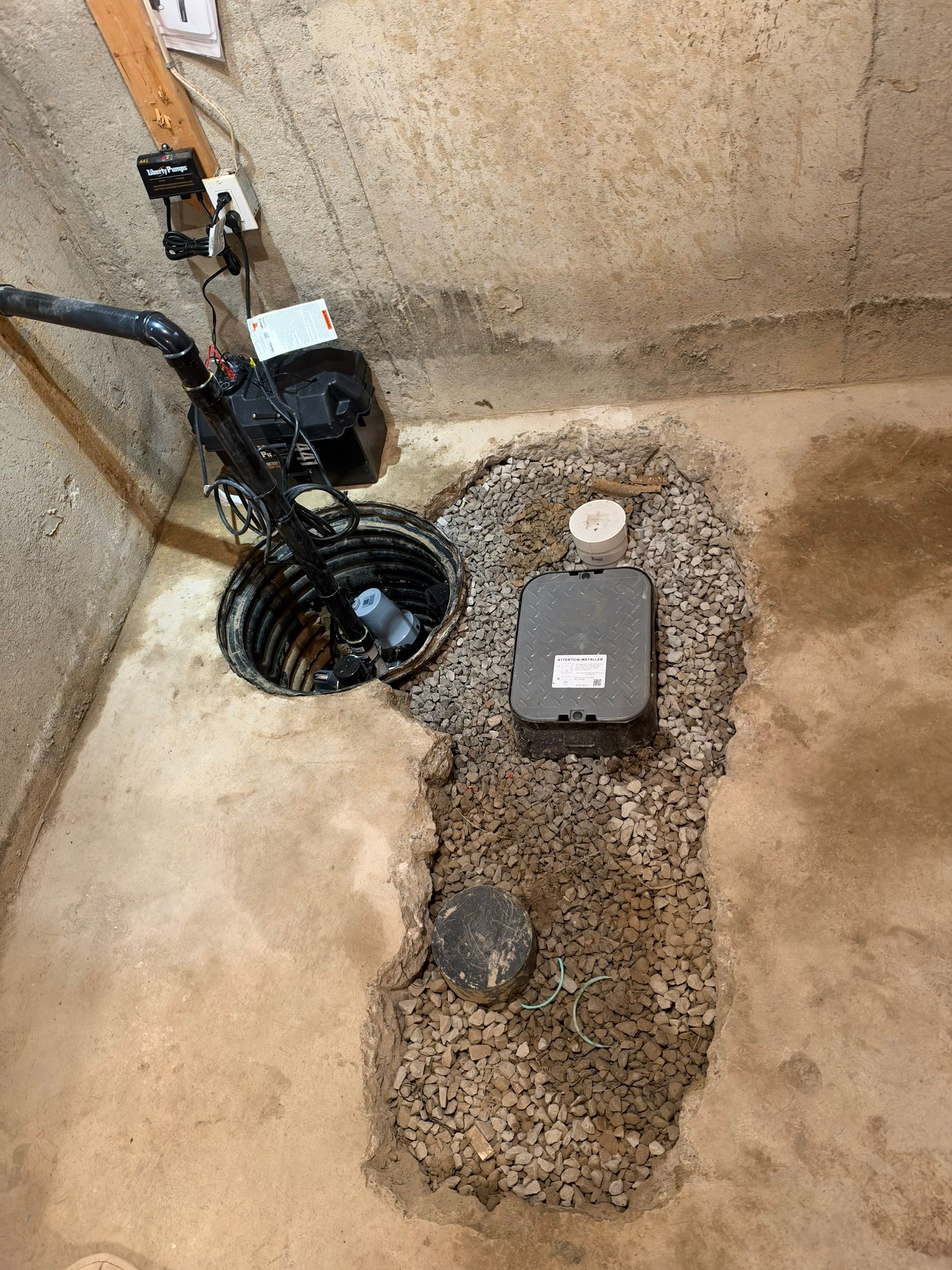 Backwater valve and sump pump  in Toronto, ON by Canada Waterproofers Inc