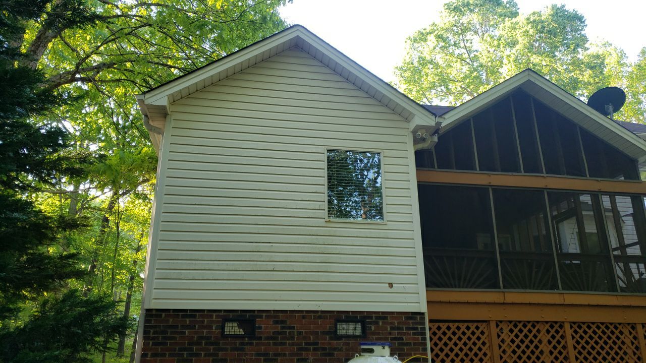 House Wash using cleaner by Power Wash Masters LLC