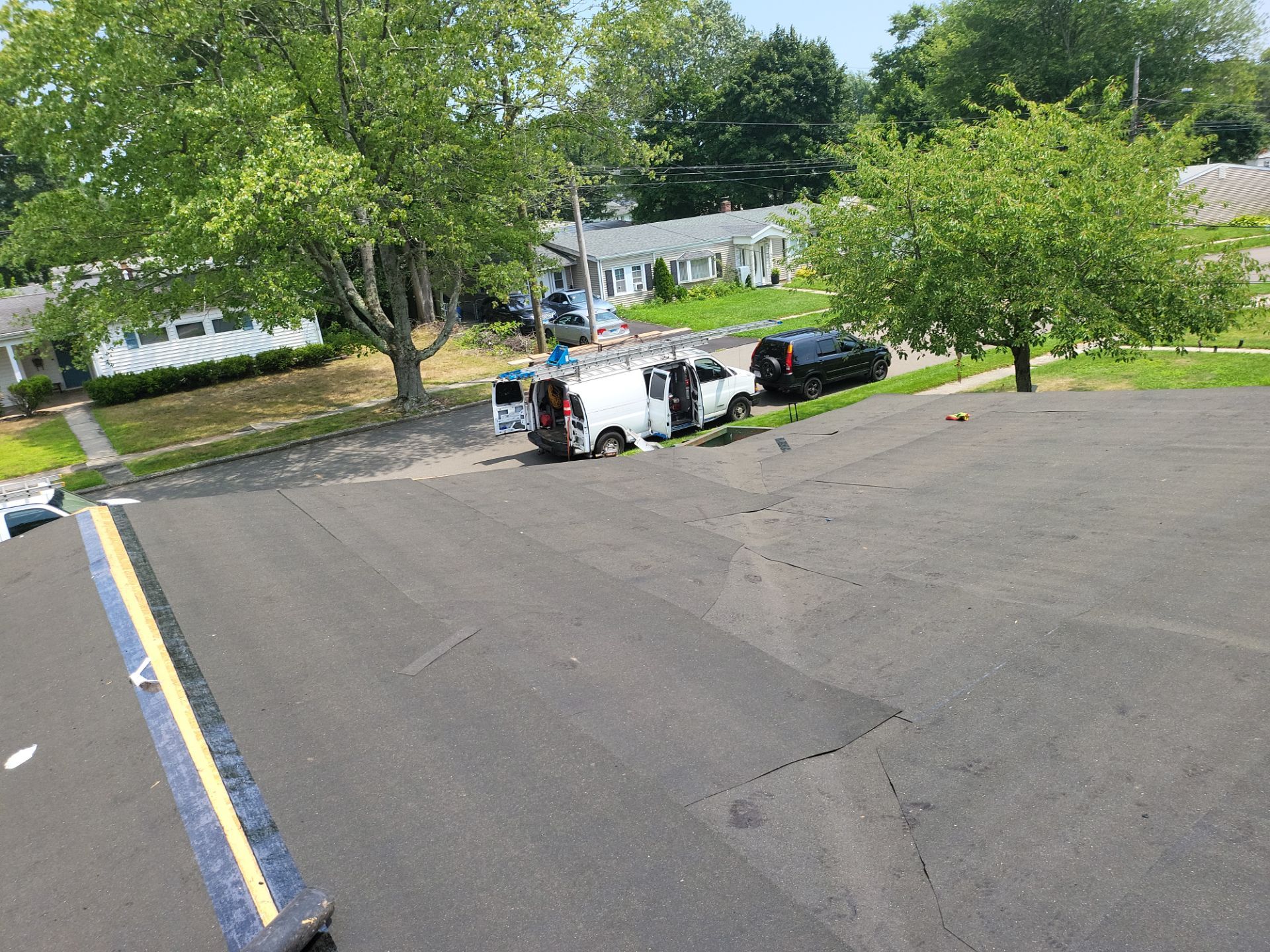 Residential Roofing Installation using Owens Corning TruDefinition Duration AR - Estate Gray by A Plus Exterior