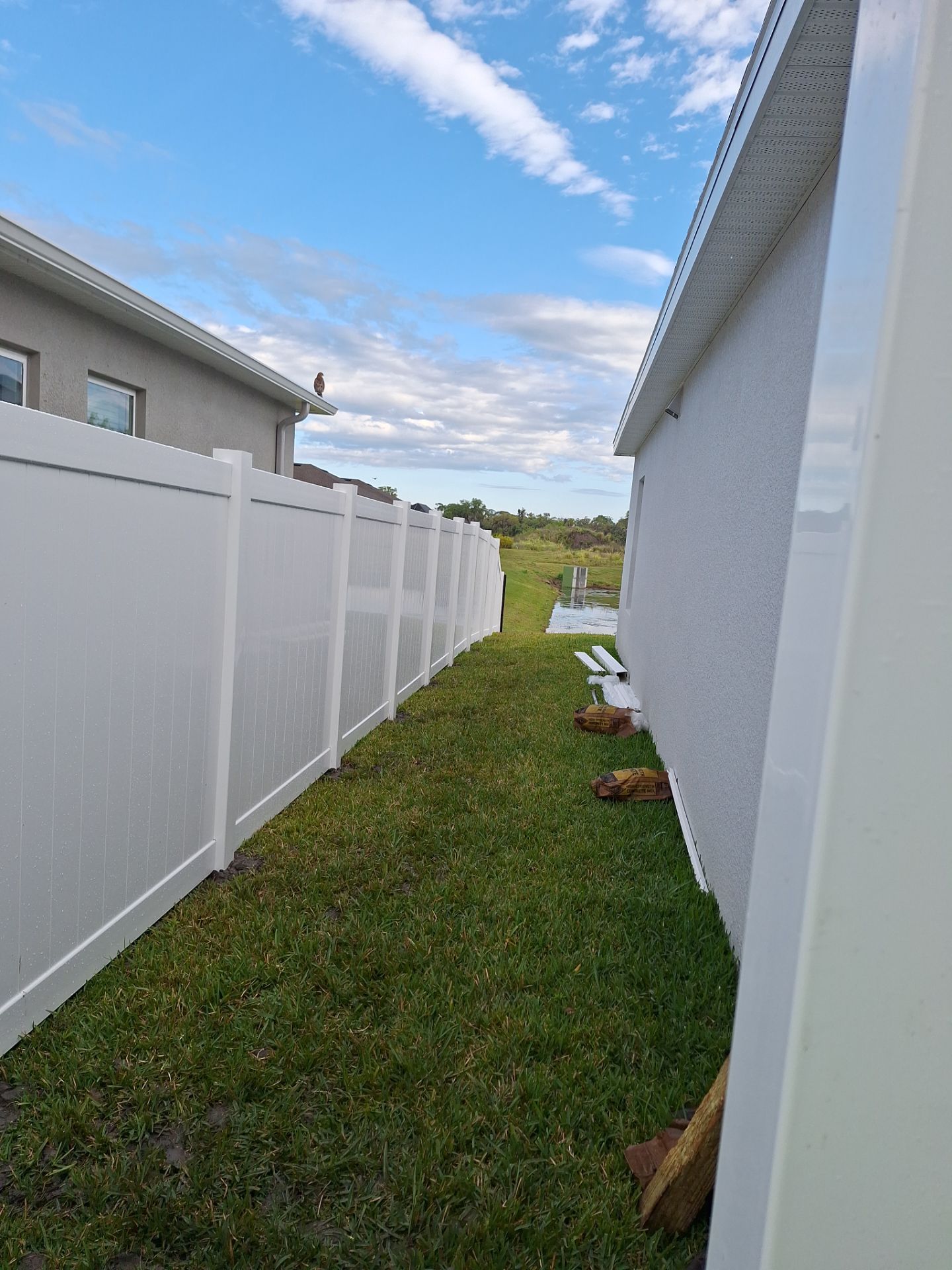 Vinyl Fence Installation using Vinyl Fence and Black 3 Rail Aluminum Fence  by Asap fence and gates, LLC