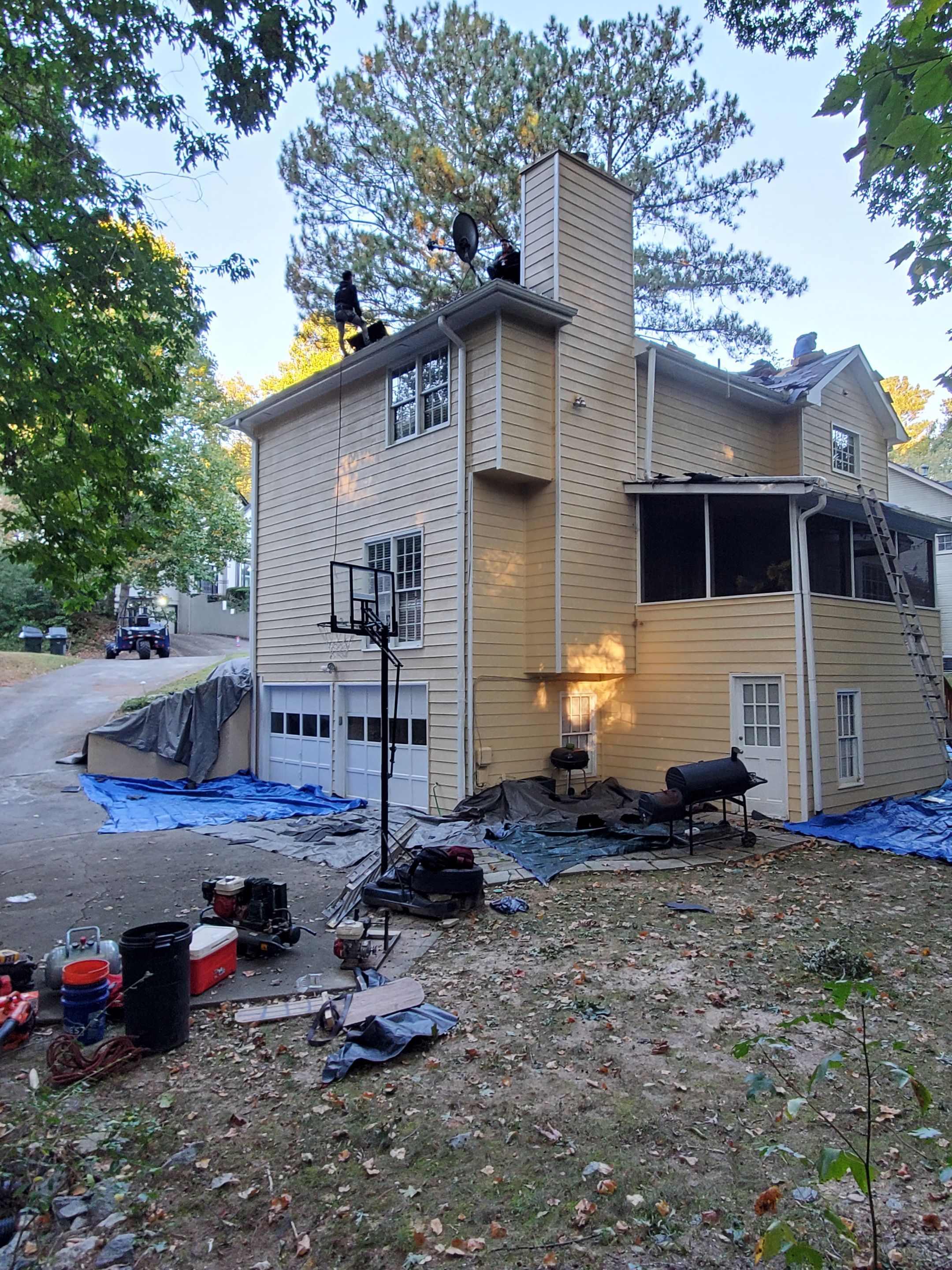 Residential Roofing Installation using Owens Corning by Inspector Roofing and Restoration