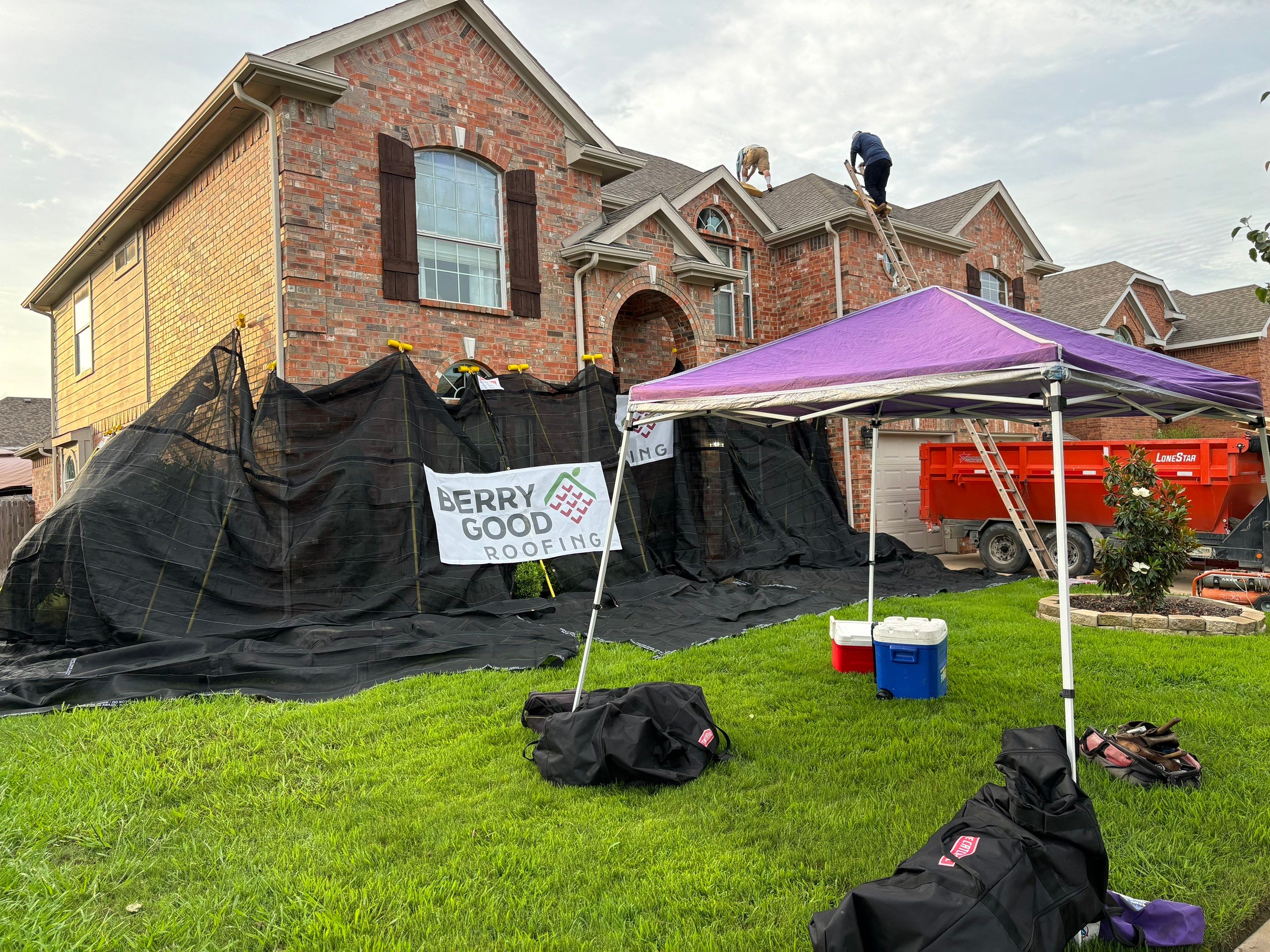 Storm Restoration Project by Berry Good Roofing 