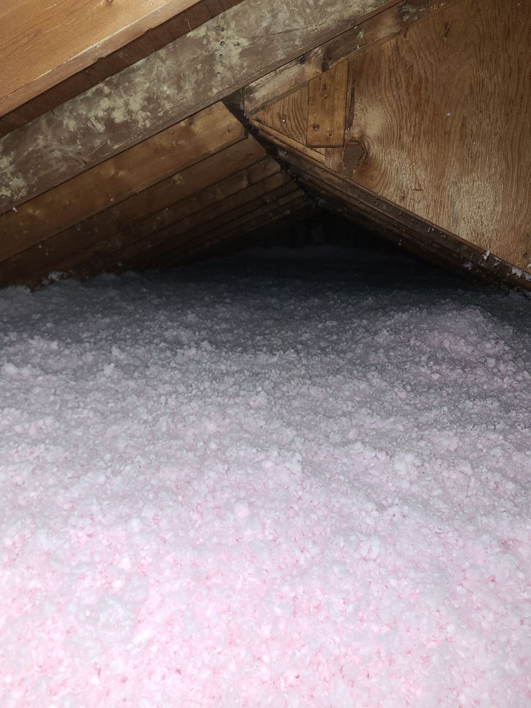 Attic Insulation Upgrade in Hanover PA with Owens Corning AttiCat PINK Blown In Insulation by Bealing Roofing & Exteriors