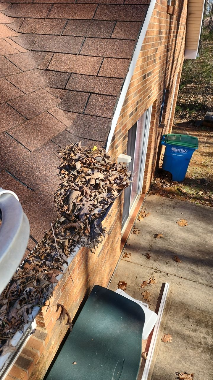 Gutter and Roof cleaning using cleaner by G&H Home Tech Pros LLC