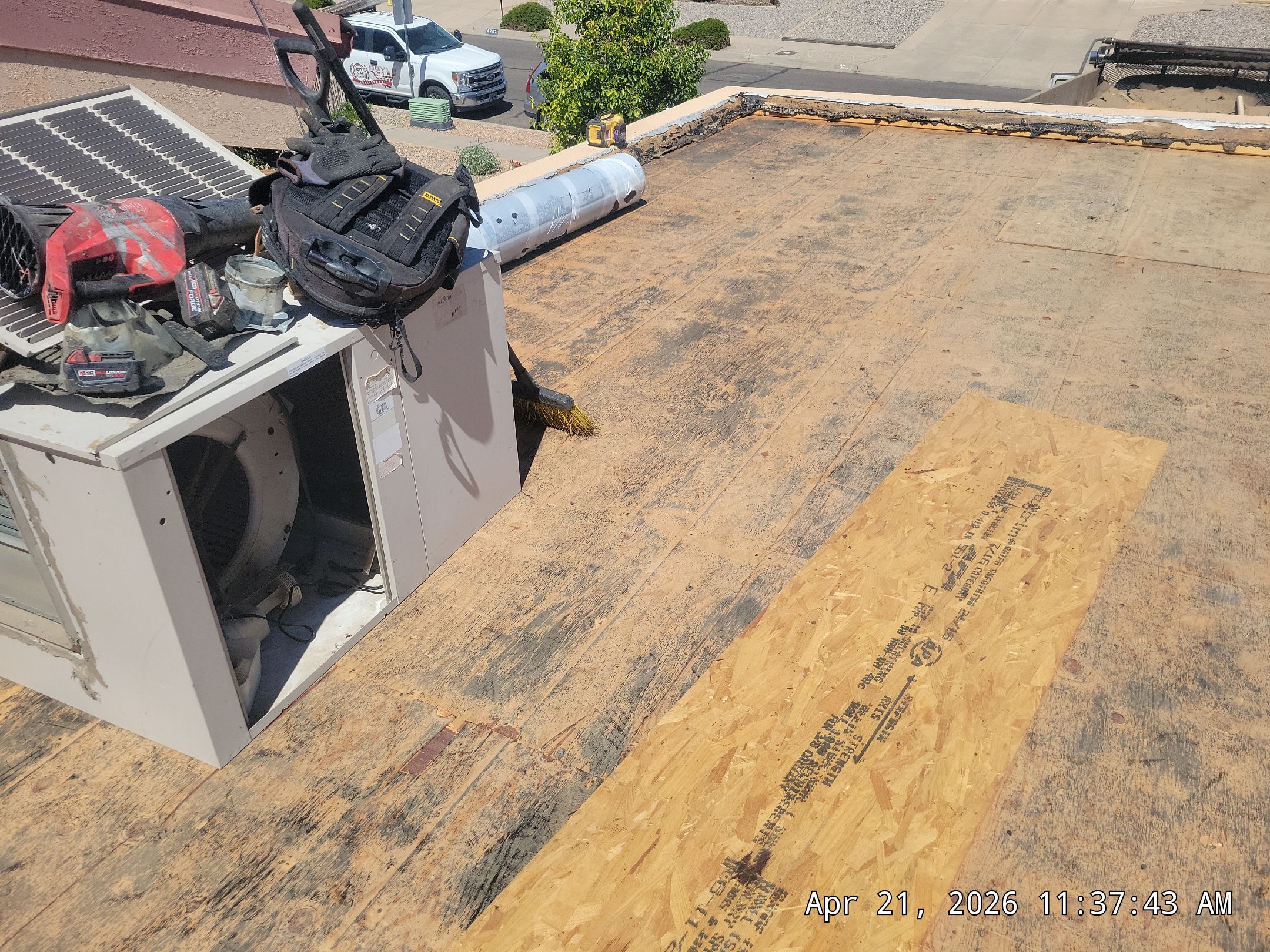 Albuquerque TPO Roof Replacement with Custom Decking and Parapet Repairs by Doyle Roof Masters Inc