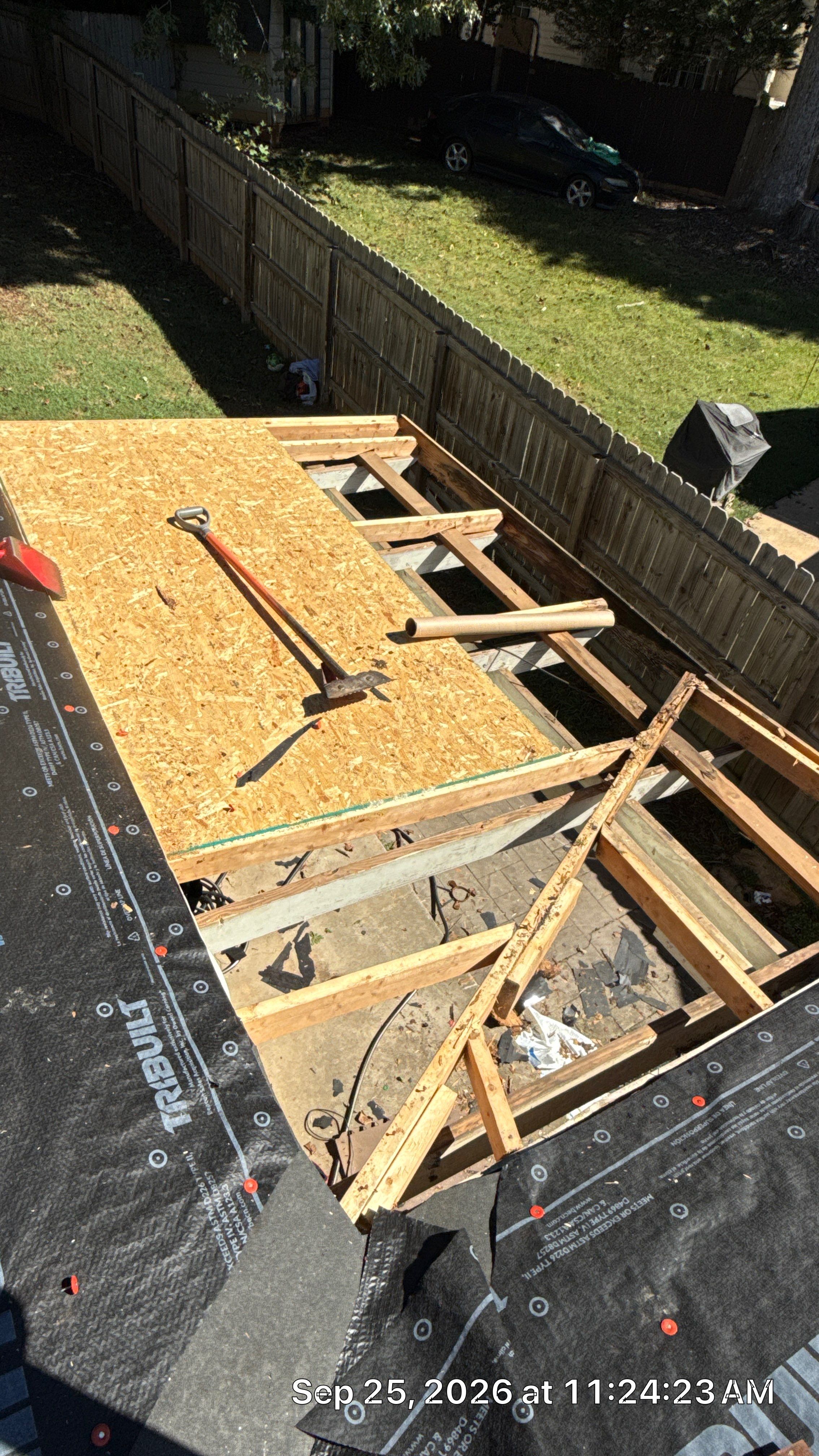 Roof and gutter replacement by hail and wind damage by Just Brilliant Restoration JBR