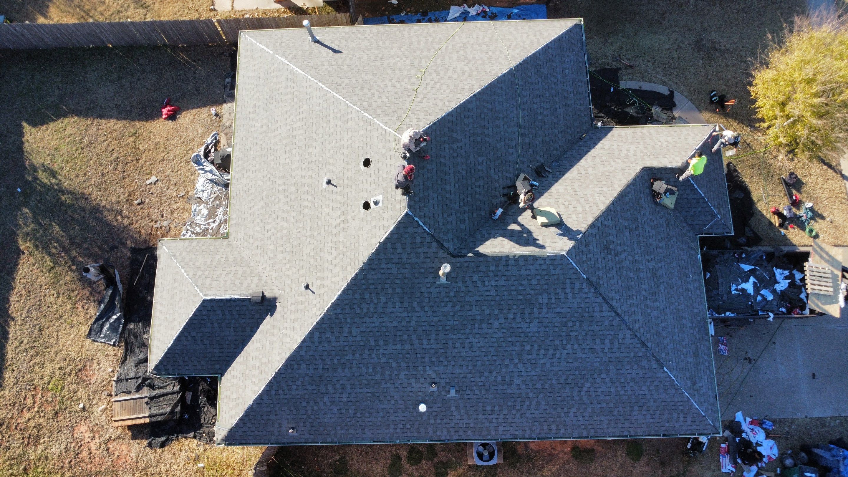 Install of Roofing system after tornado in oklahoma city! by Icon Roofing And Construction