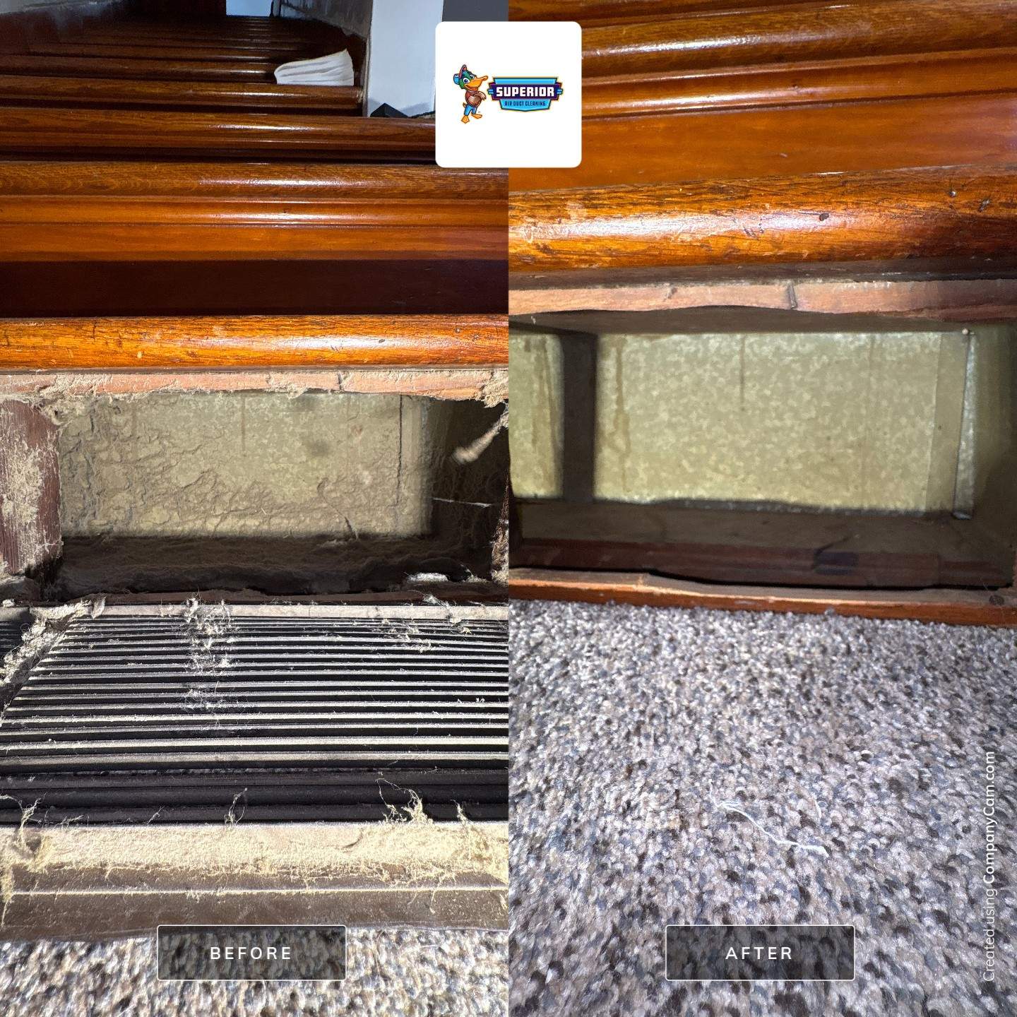 Air Duct Cleaning With a Vacuum Truck in Rochester, PA by Superior Air Duct Cleaning