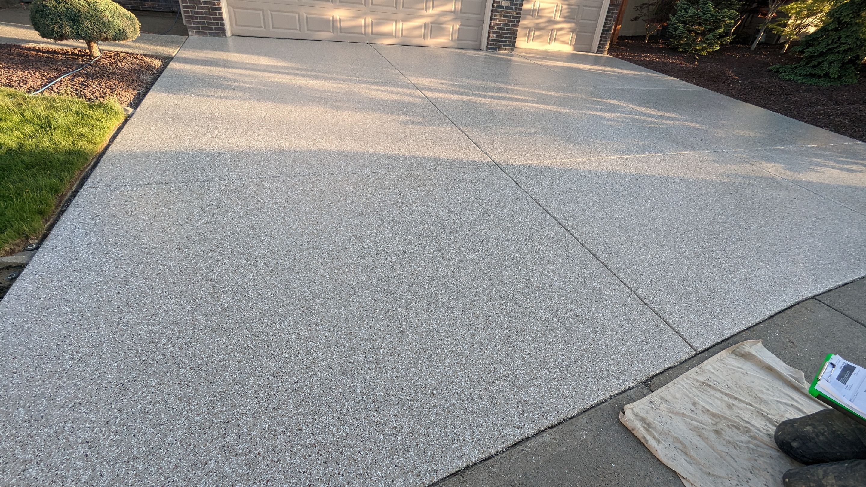 Driveway using Pebble Beach by Croc Coatings, LLC