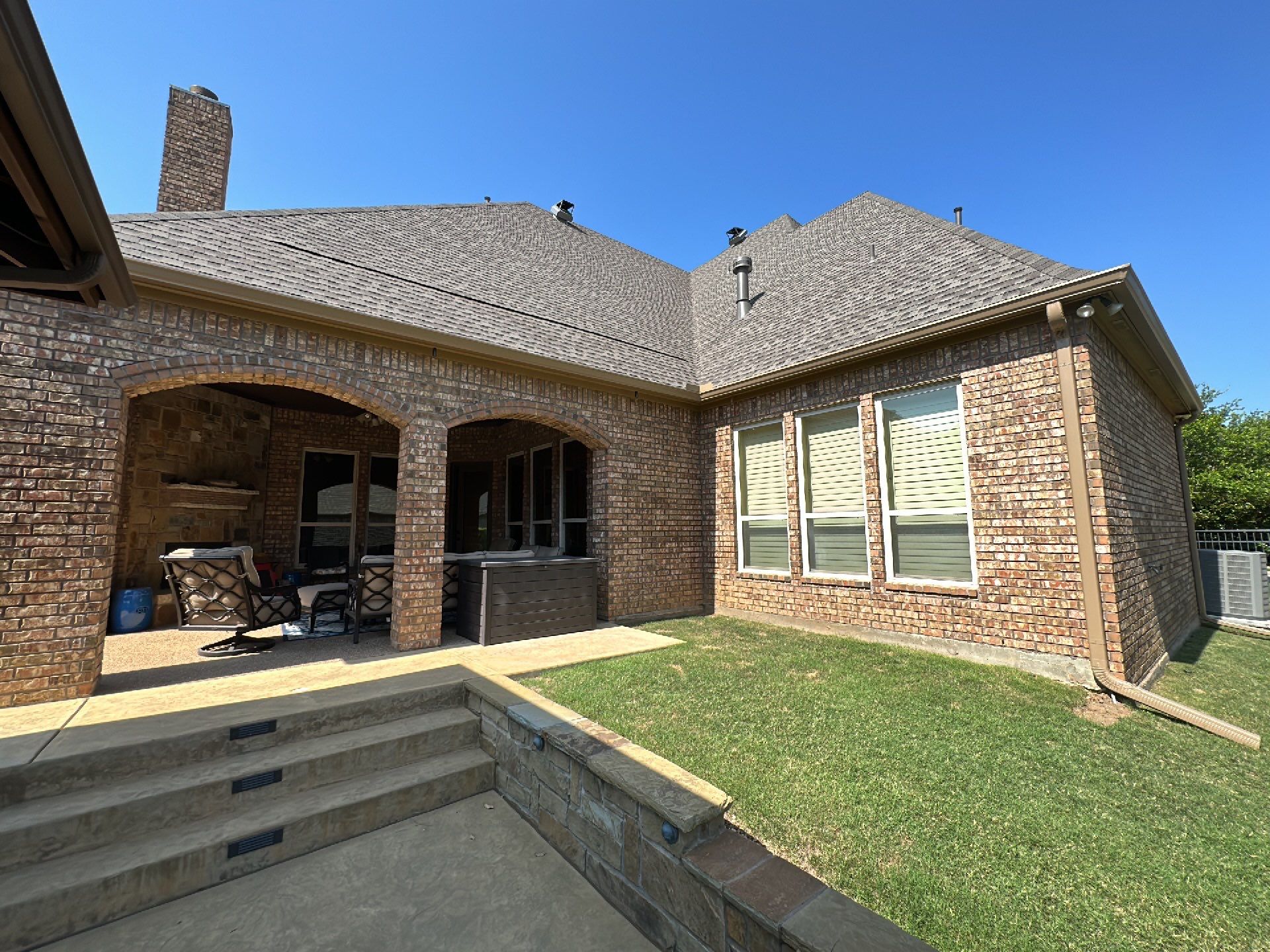 Beautiful Estate Remodel - Roof, Copper Gutters, Exterior Stain, Siding Replacement by First United Roofing & Construction