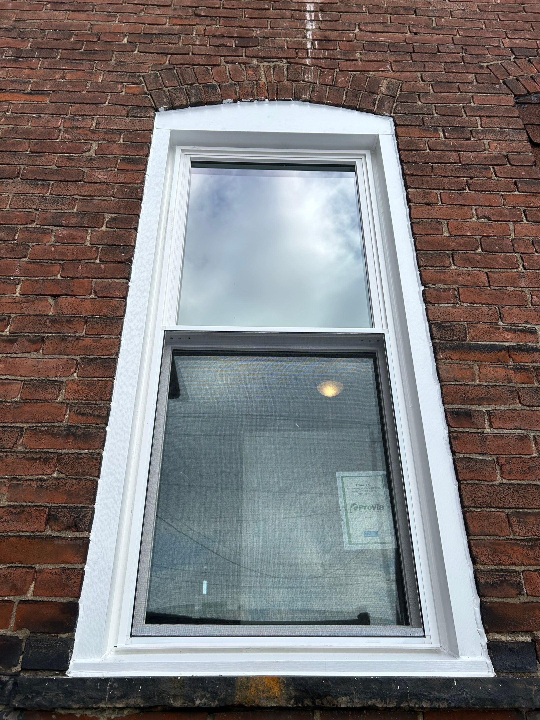 Red Brick House Window Replacement in Steubenville by Ohio State Windows