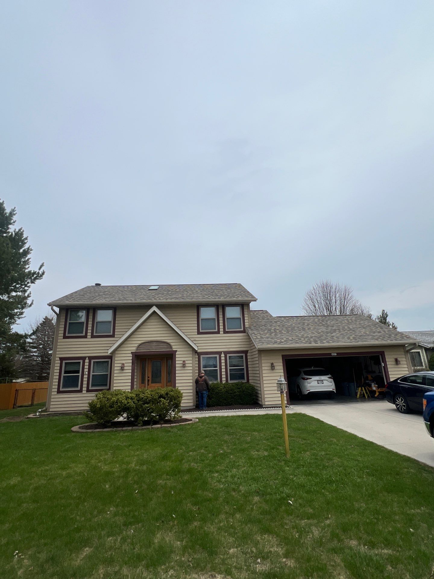 Bye Bye Cedar Siding ! Hello Misty Shadow!  by Gellings Roofing & Siding