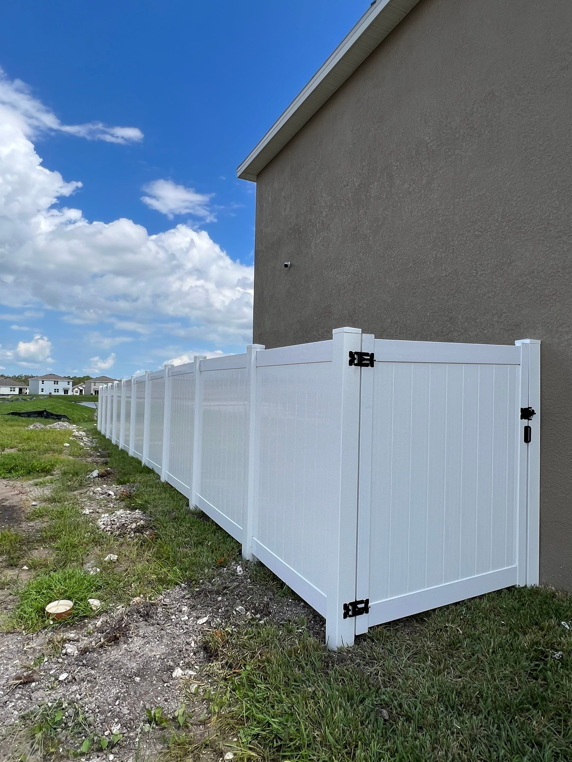 Vinyl Fence Installation using Vinyl Picket and Vinyl Privacy Fence by Asap fence and gates, LLC