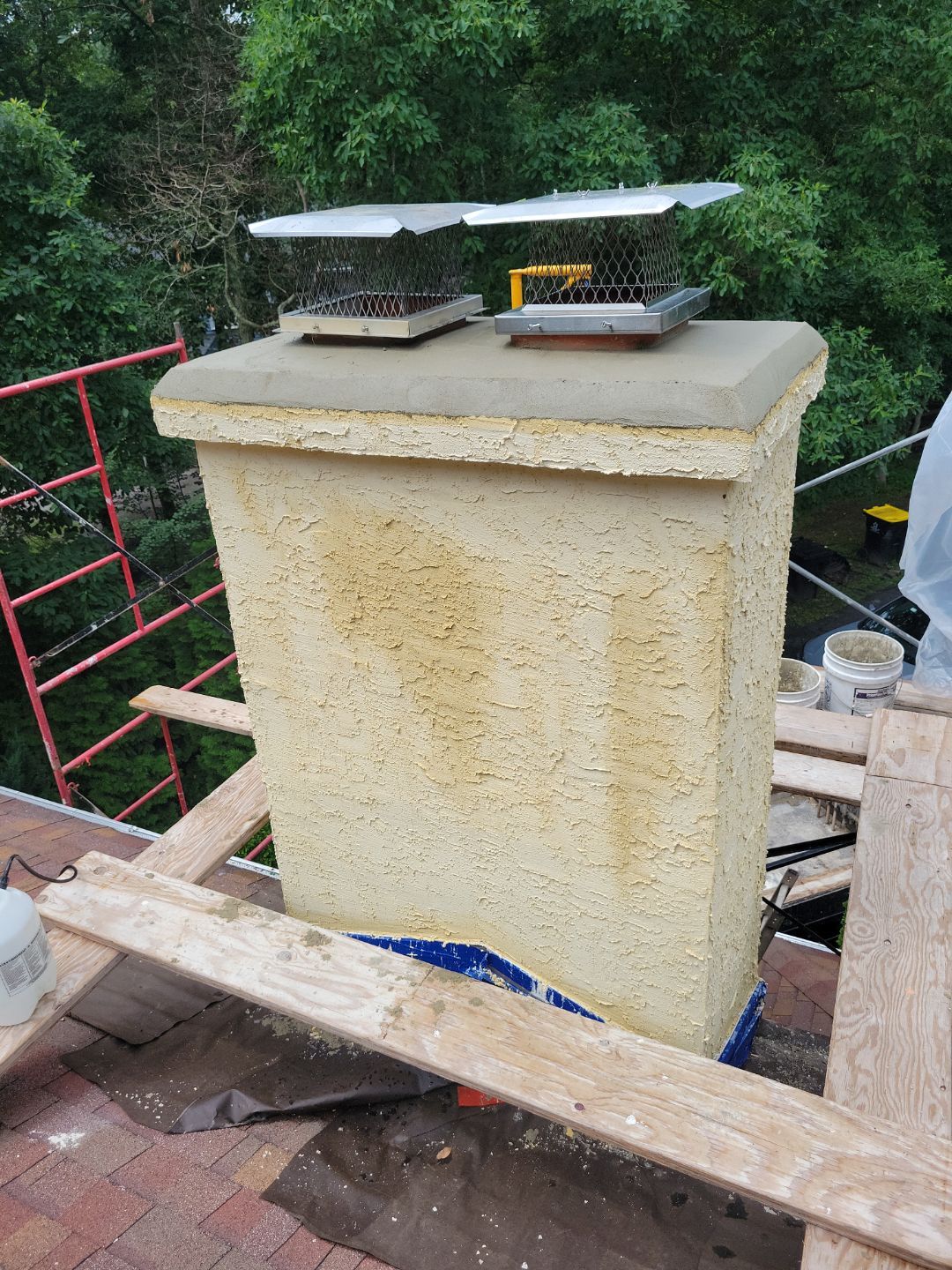 Chimney Remediation by Jamison Basement Waterproofing 