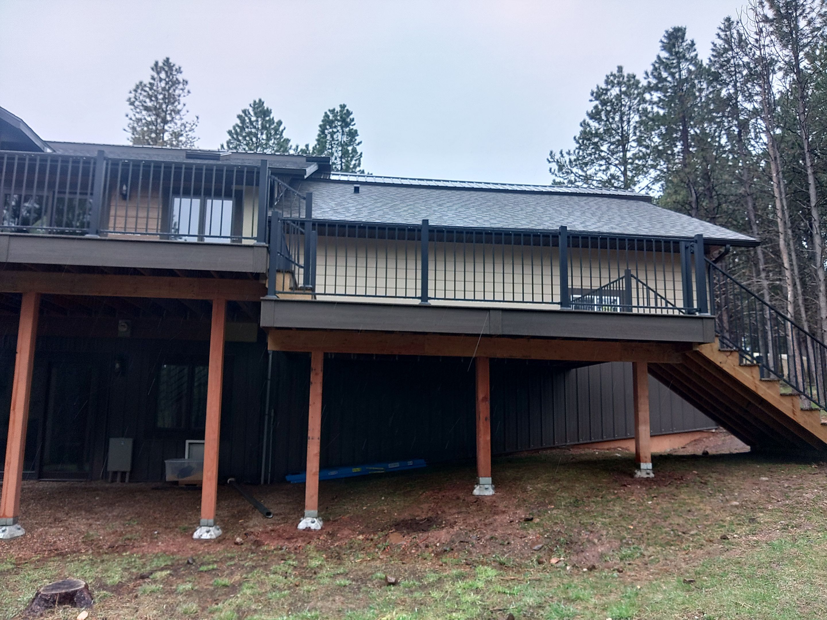 Deck Installation using Trex by Weather-Tite Exteriors LLC