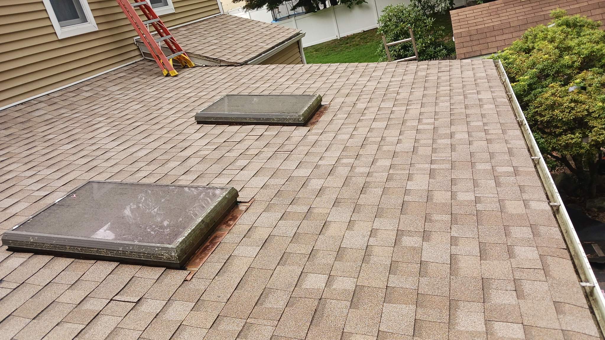 Recent partial roof replacement in Huntington Station New York.  by Smart Choice Contracting