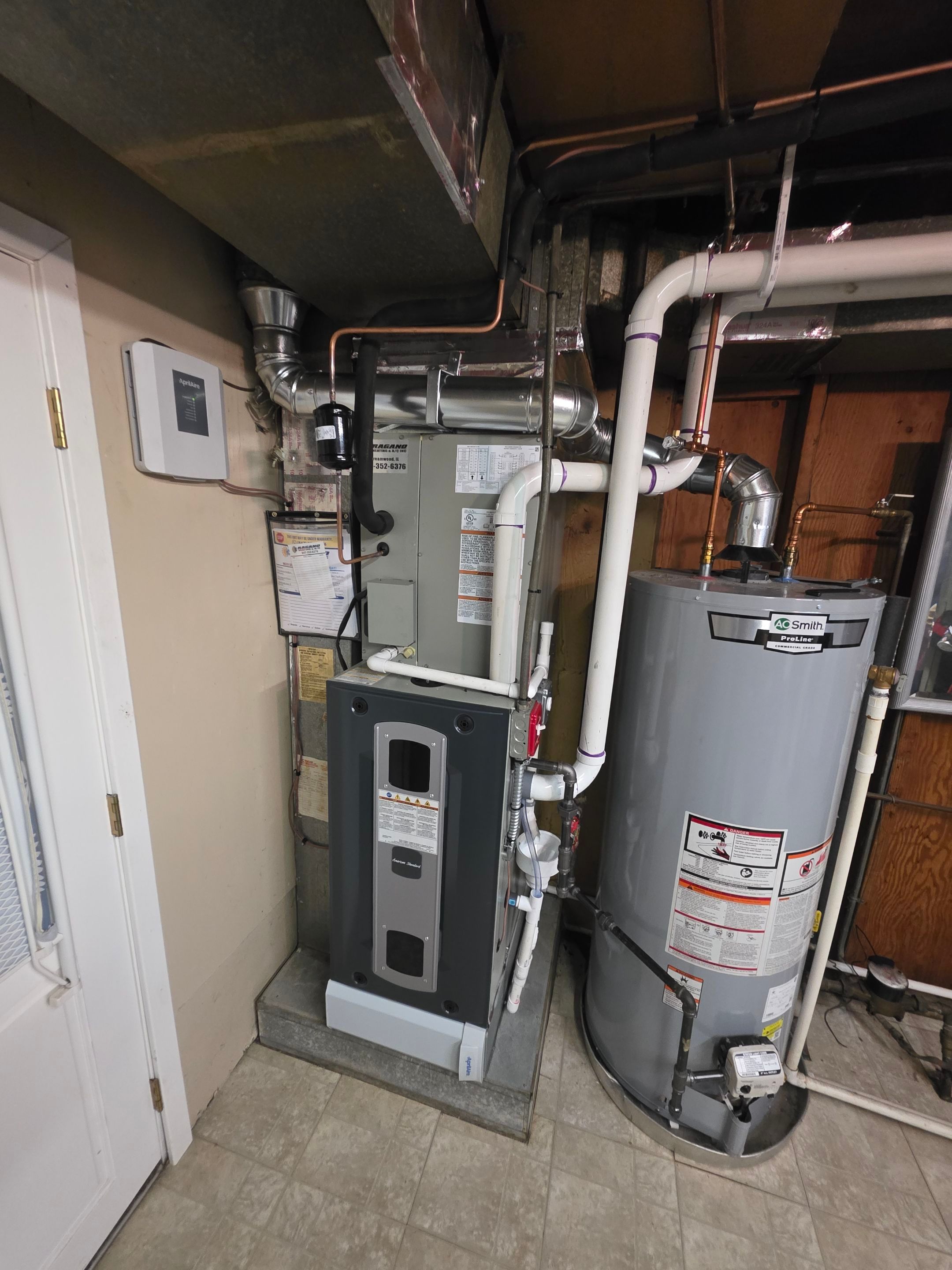 American Standard Dual Fuel (Hybrid) - 3 Ton with 97% Furnace by Ragano Heating & Air Conditioning Inc