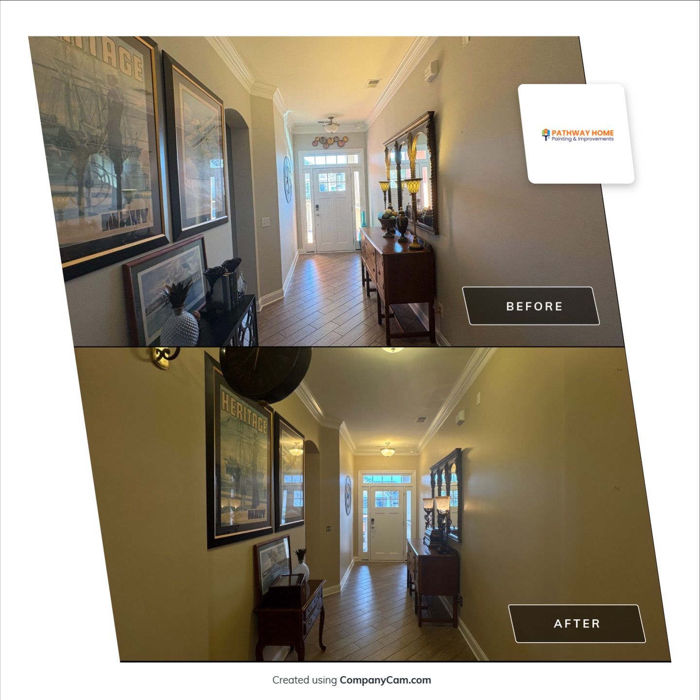 β This Home Runs on Latte Love by Pathway Home Painting & Improvements