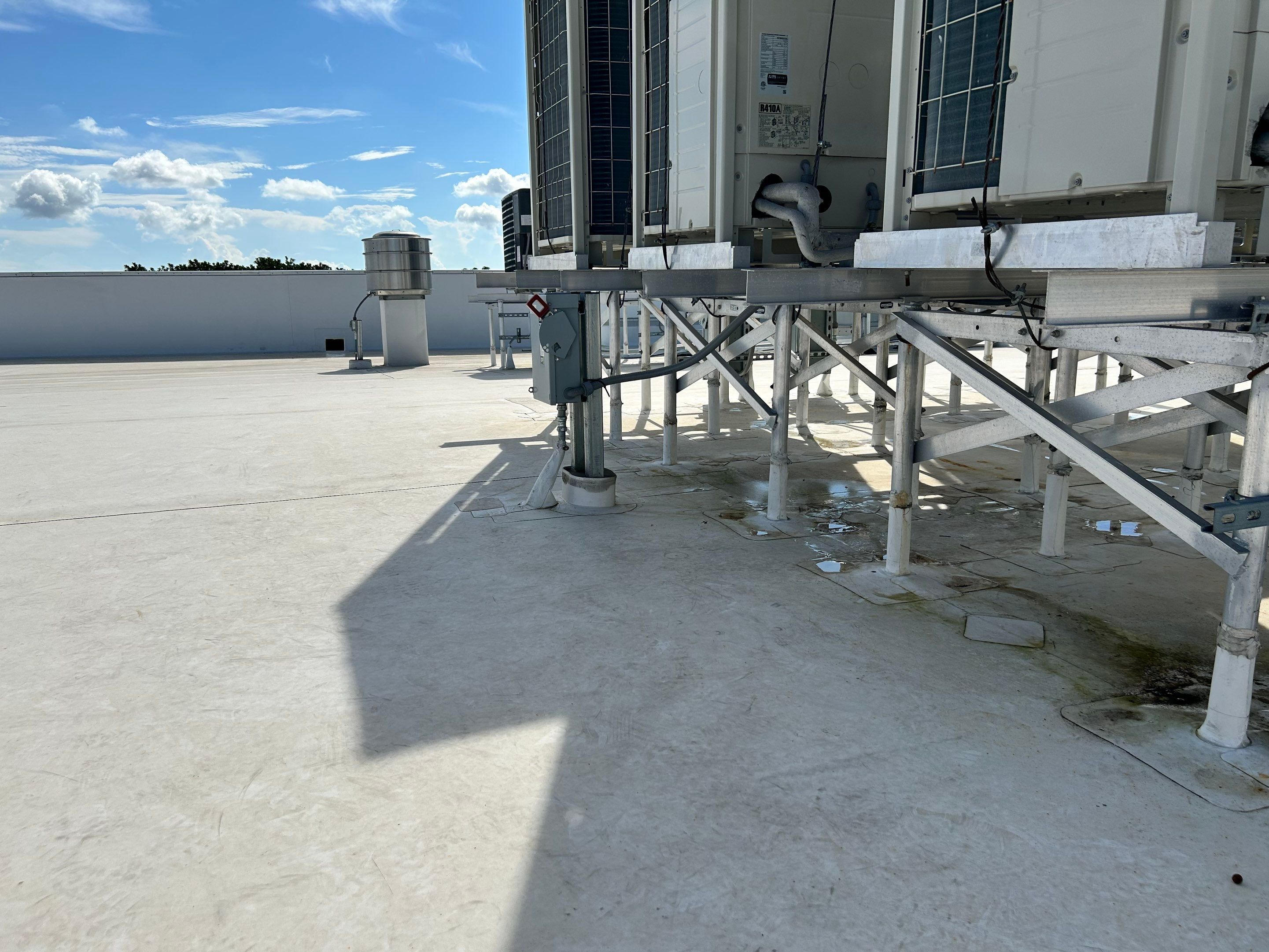 TPO Flat Roof Installation at Dade Quail Roost in Miami by AJF ROOFING INC