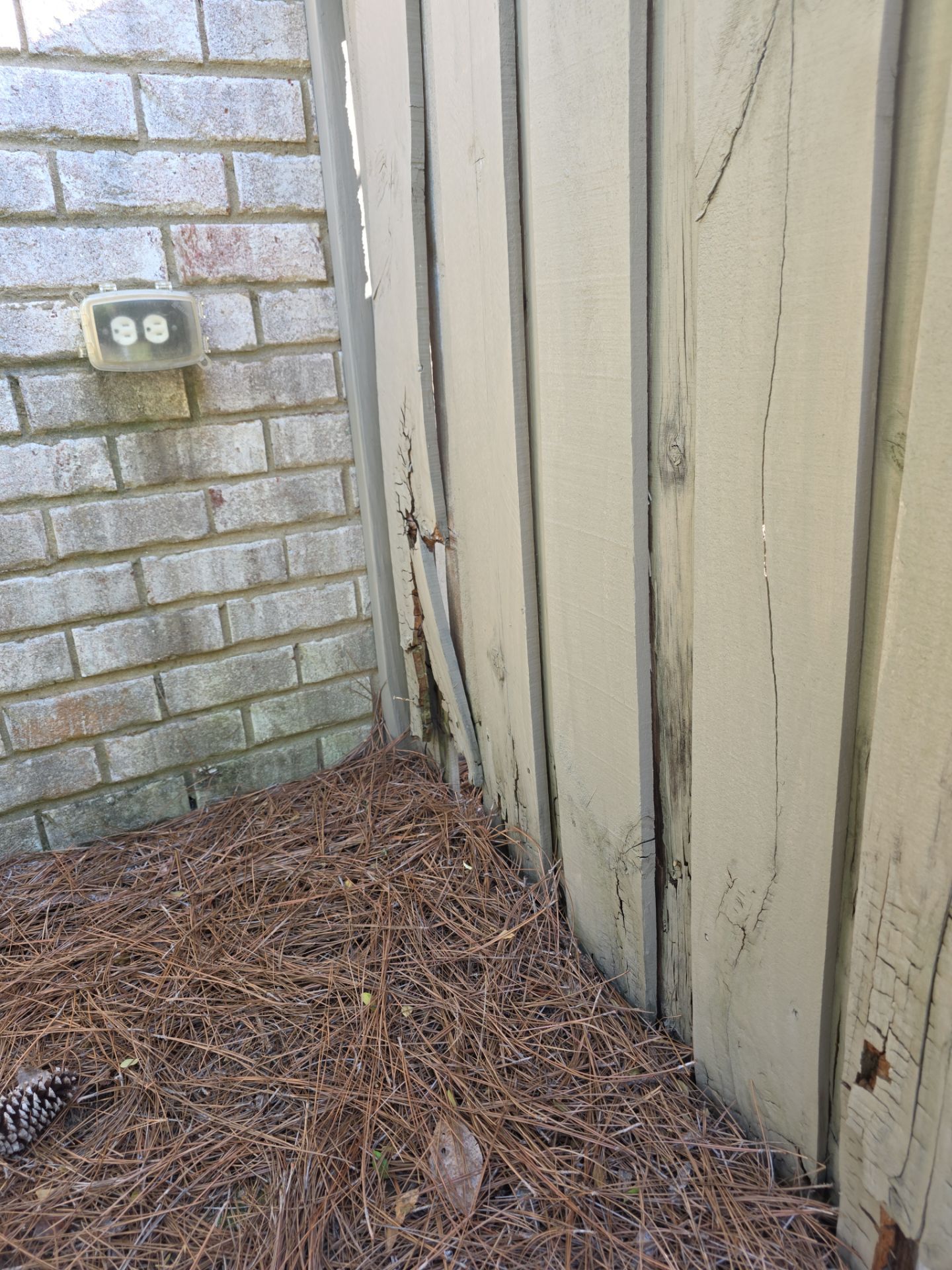 Fence Repair using Severe Weather 2-in x 4-in x 8-ft #2 Prime Southern yellow pine Above ground Pressure Treated Lumber by RGR Construction and Roofing, LLC