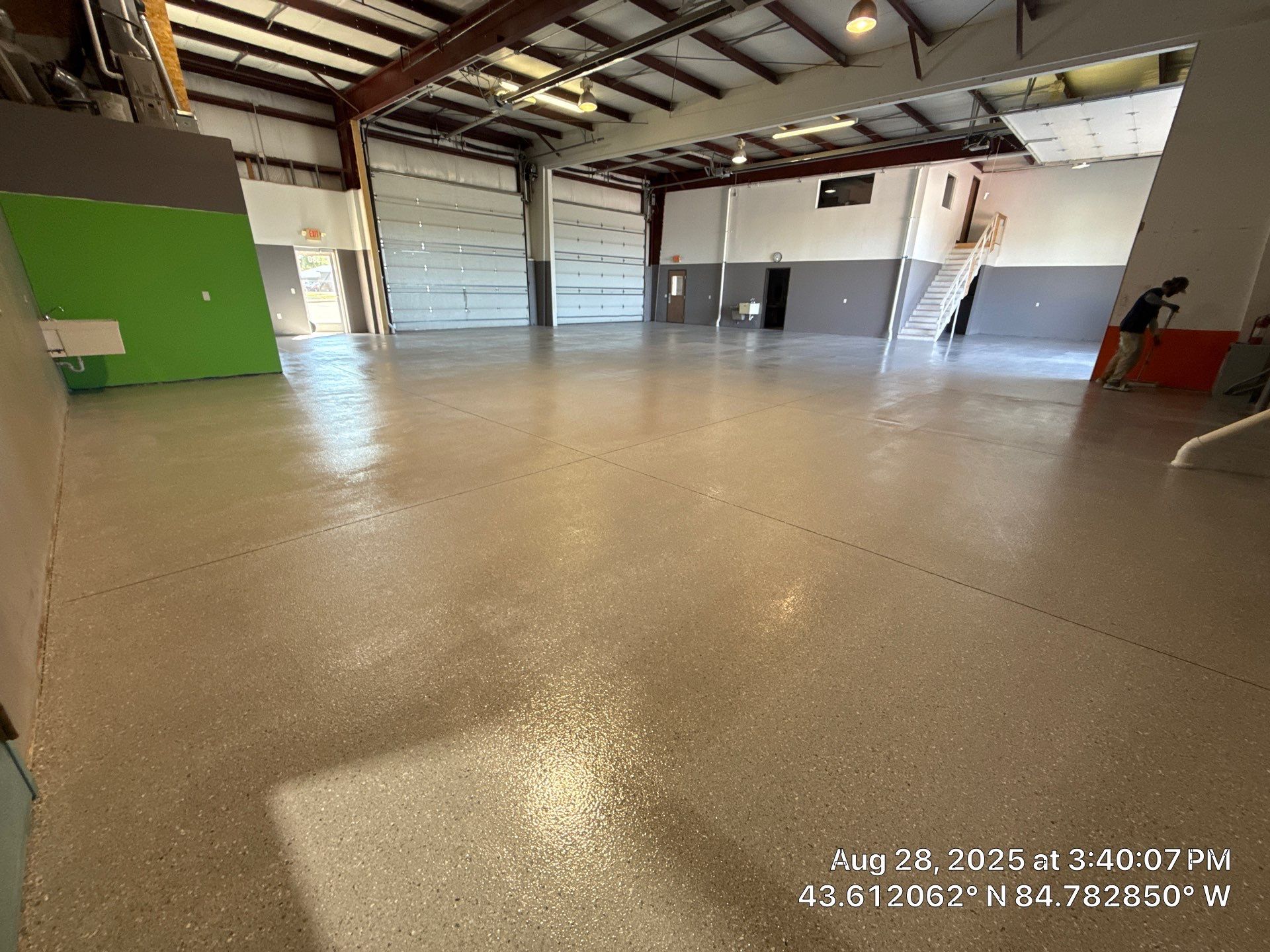 Project in Mt. Pleasant by Wise Coatings of Central Michigan