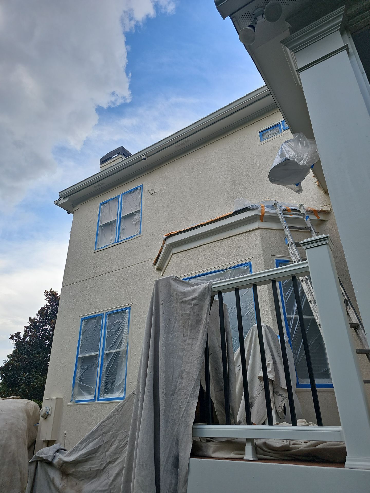 Exterior Transformation in Jonhs Creek by Atlanta's Paint Doctor