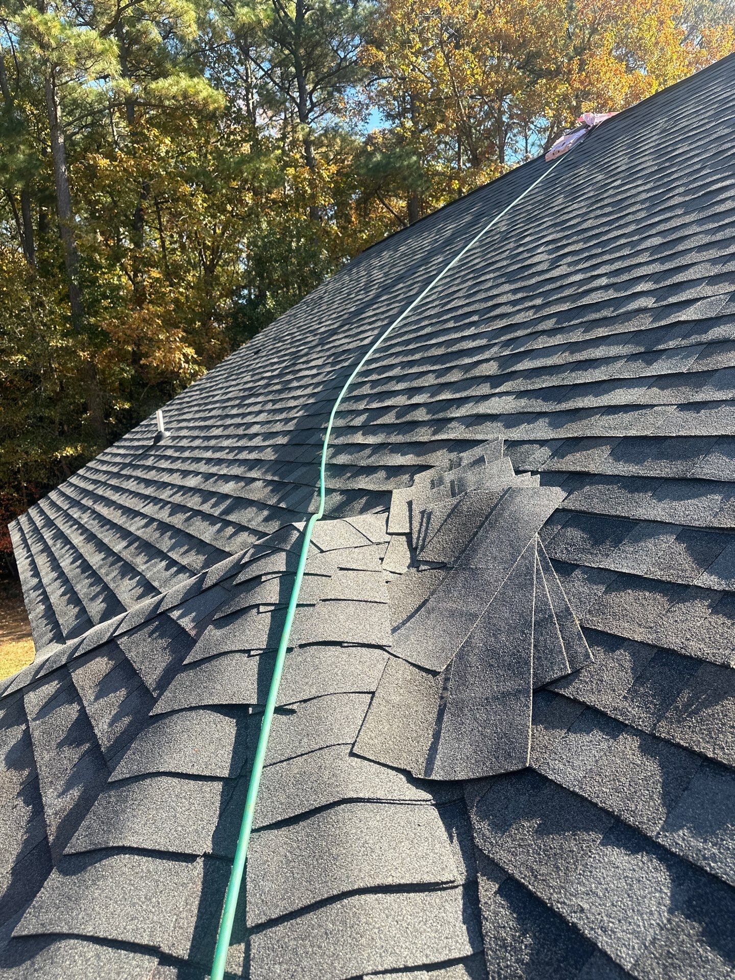 Mathews Residential Roof Replacement Using Owens Corning Duration Shingles by Cade Construction