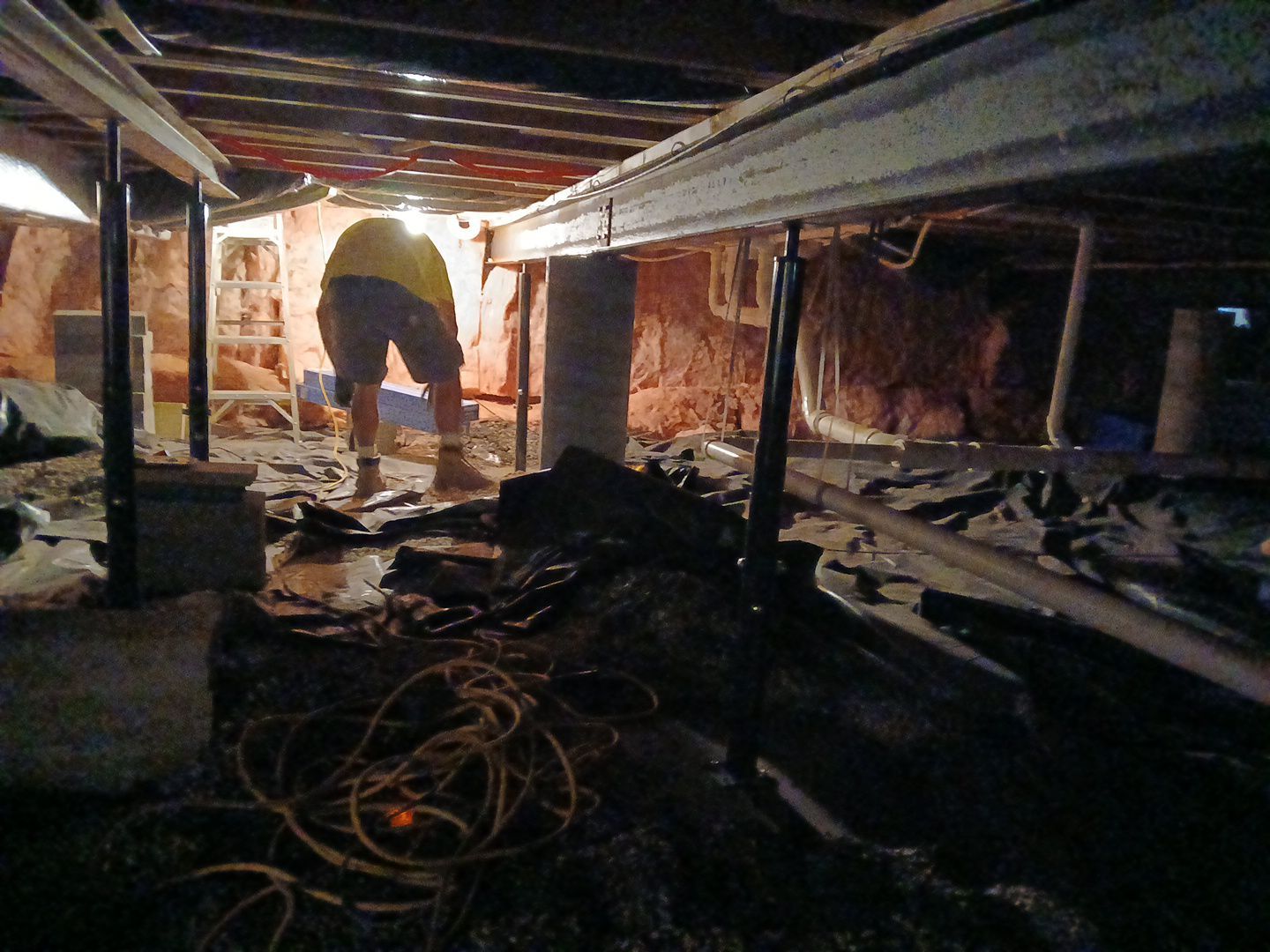 Piering and Concrete Supports by Toledo Basement Repair 