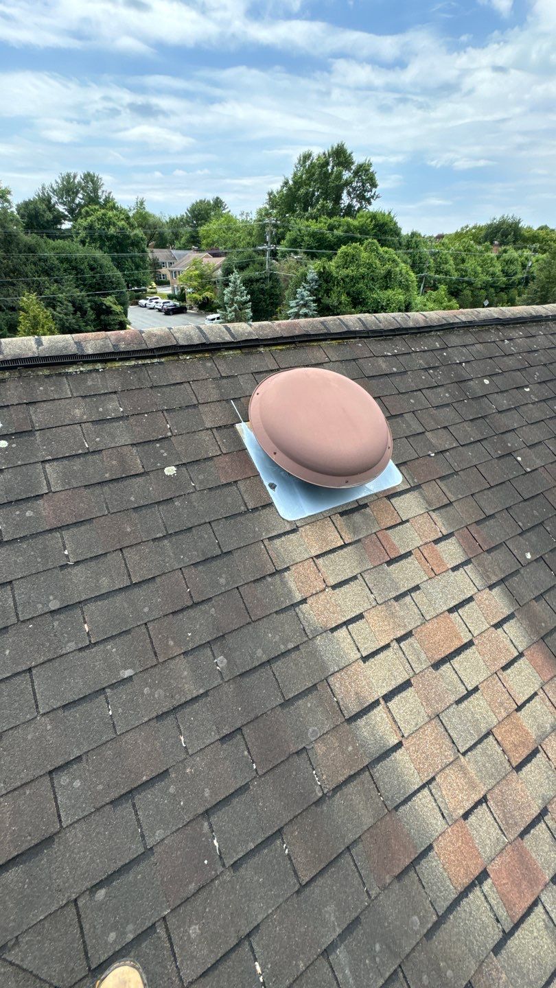 McLean: Residential Roof Installation with Landmark Pro Designer Shingles in Max Def Moire Black by RM Banning, Inc.