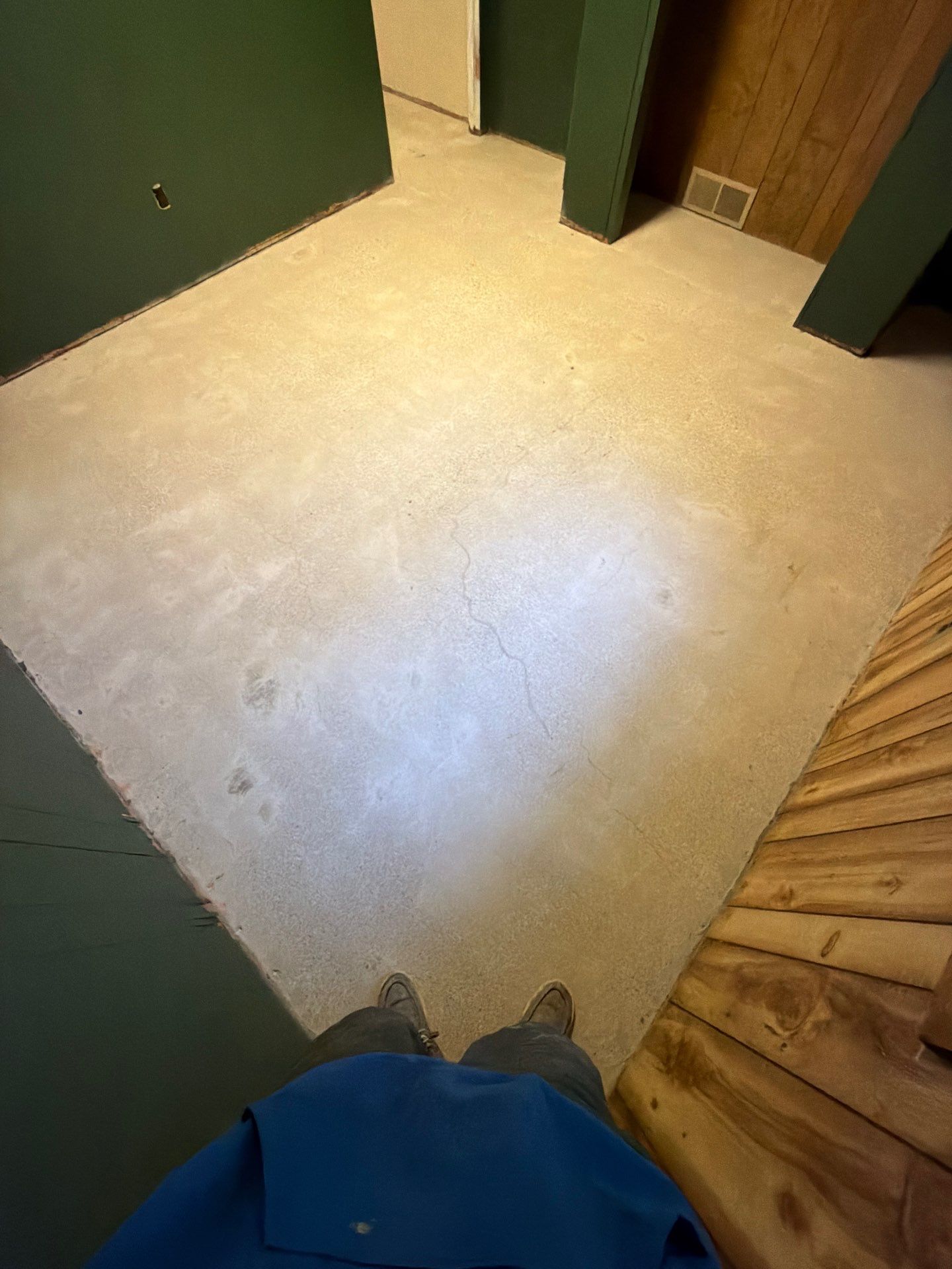 Custom Epoxy Flake Floor Installation for Spring Lake Residence by Gordon Painting