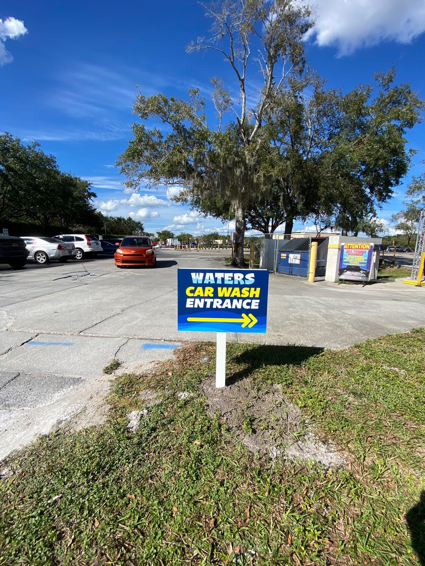 Waters Car Wash Monument Sign and Channel Letters by SignCrafters