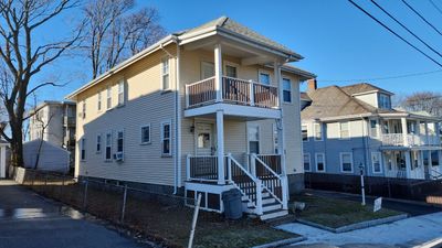Layover siding project in. Quincy, MA