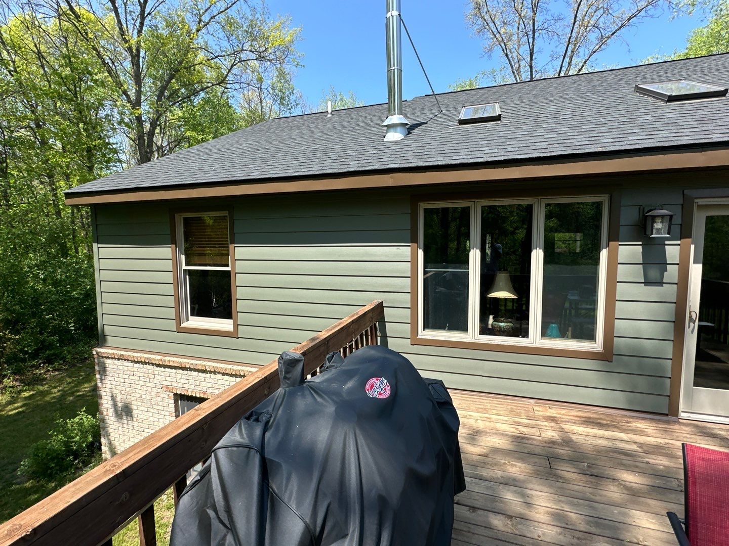 Siding Replacement using Alside S7 Cedar Mill Grain Composite by 180 Contractors