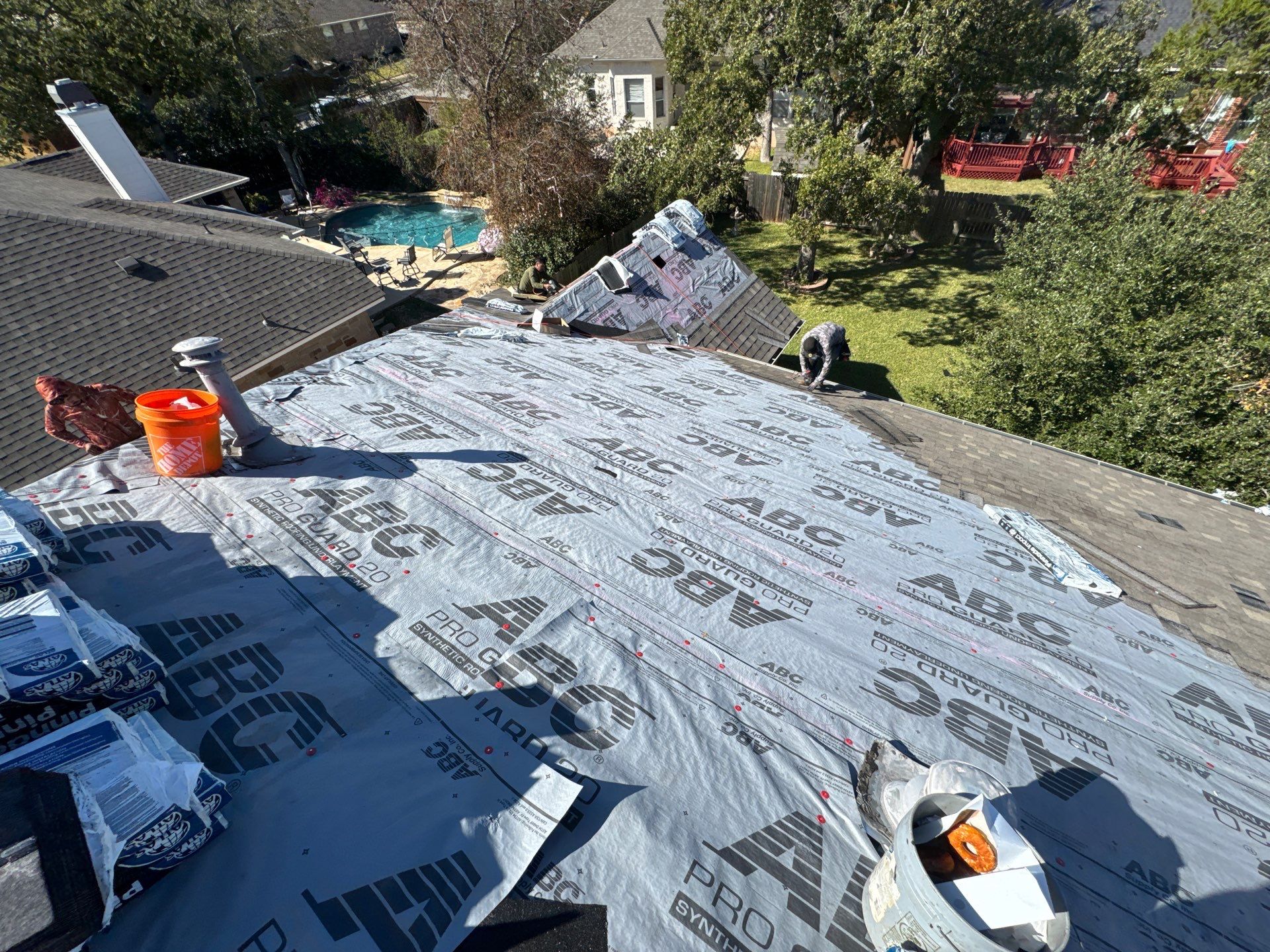 Residential Roof Replacement using ATLAS PINNACLE IR - WEATHEREDWOOD by Elite Roofing LLC