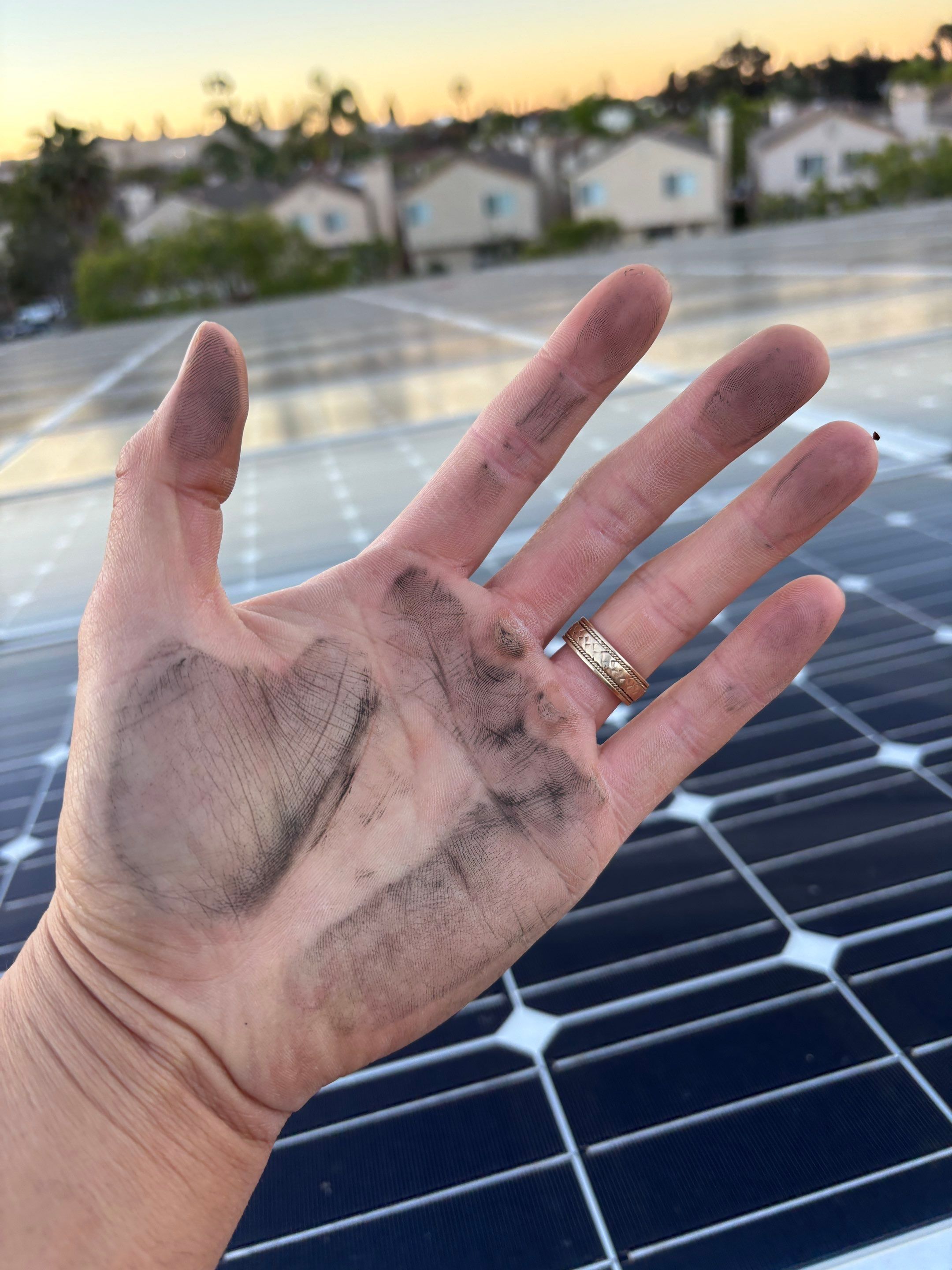 Commercial Solar Panel Cleaning by Palm Coast Solar Cleaning
