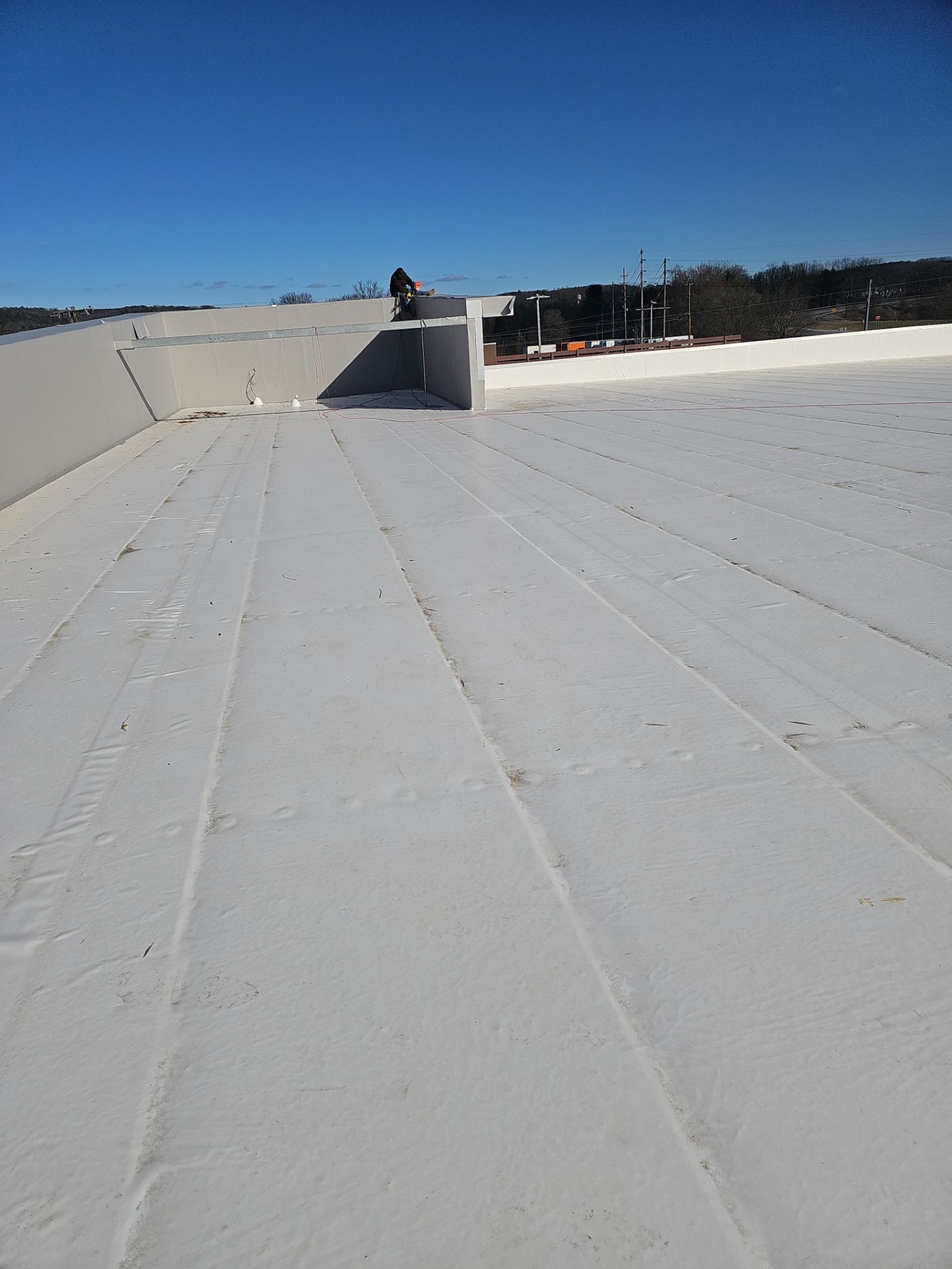Commercial Roofing Installation using Insulated roof and wall panels by Nitro Roofing and Construction