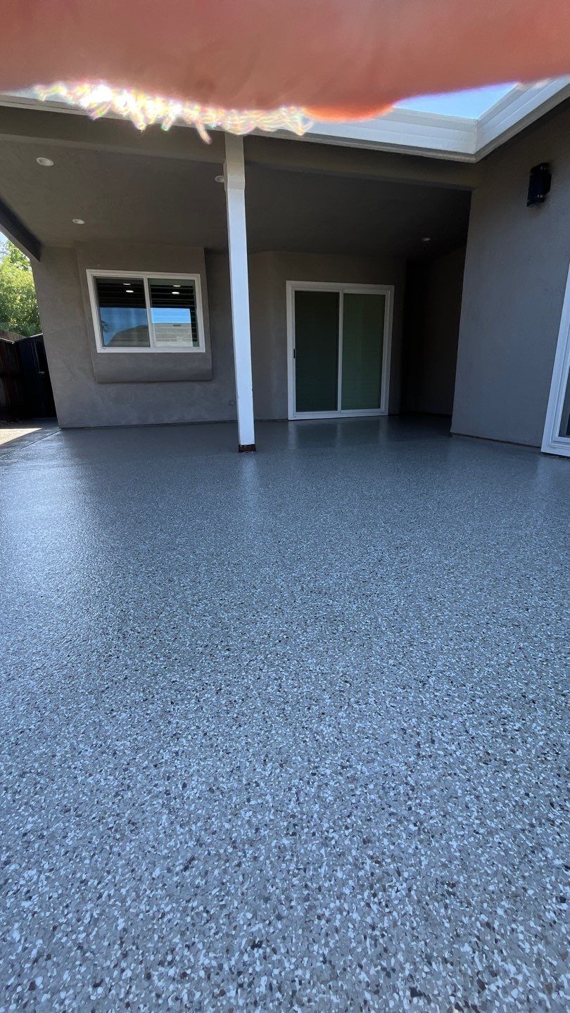 Outdoor Concrete Coating in Modesto by Lancaster Painting