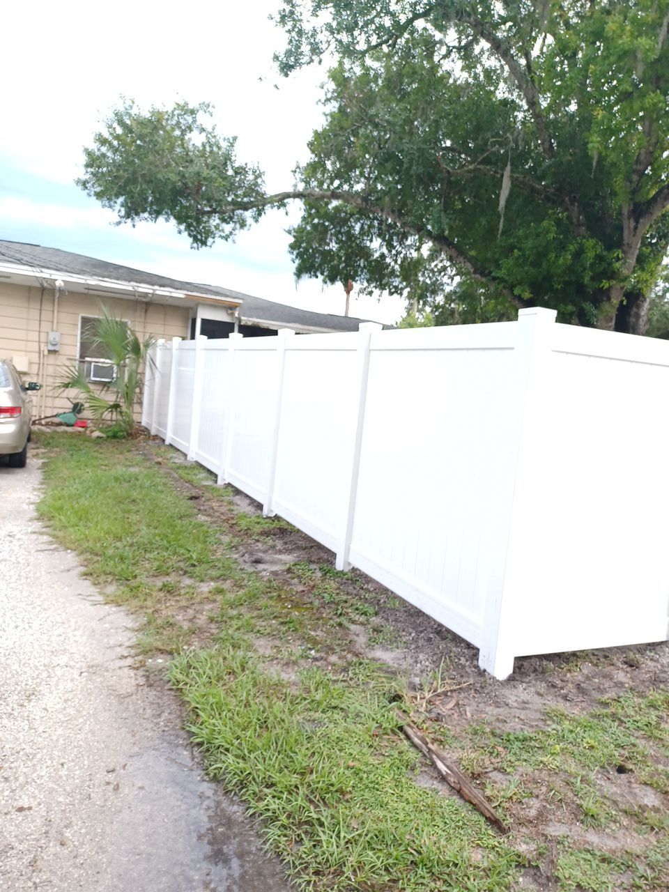 Sarasota, FL 6ft. Tall White Vinyl Privacy Fence by Asap fence and gates, LLC