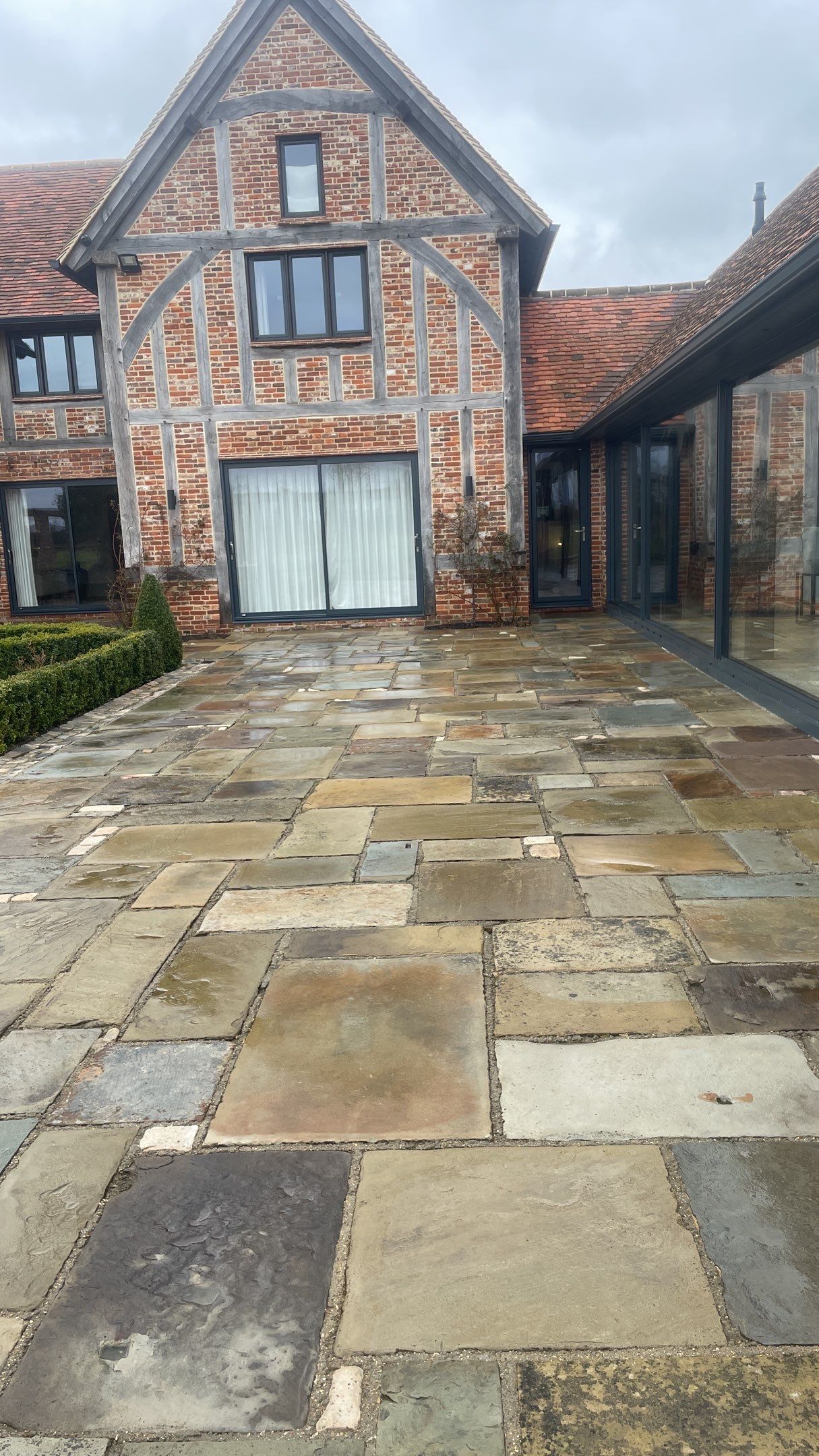 Patio Clean using honda 21 ltr/min by Ges Exterior Cleaning ltd