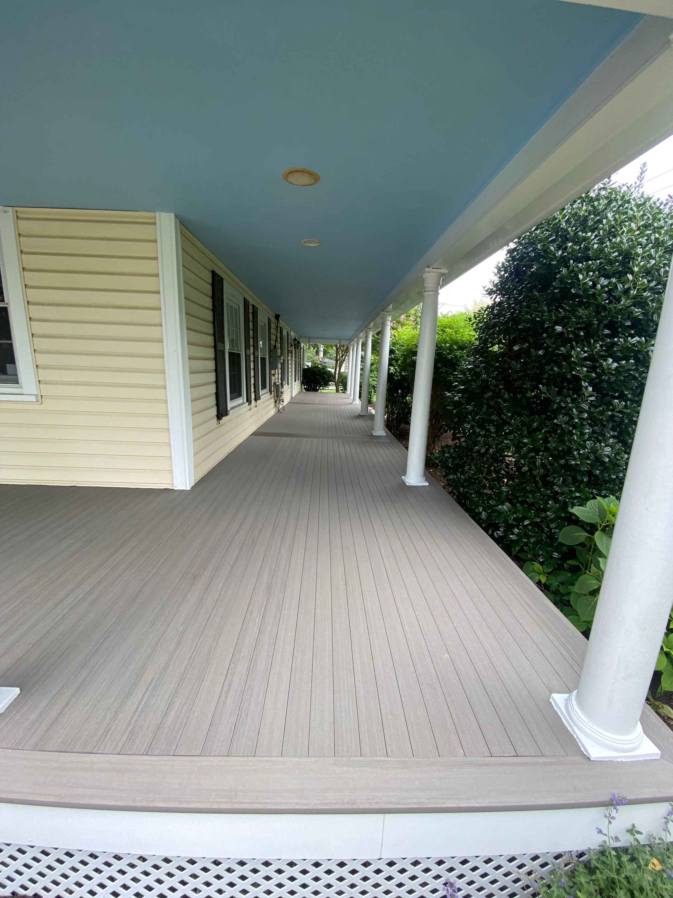 Front Porch Transformation using Timbertech Decking by The Smet Companies, LLC