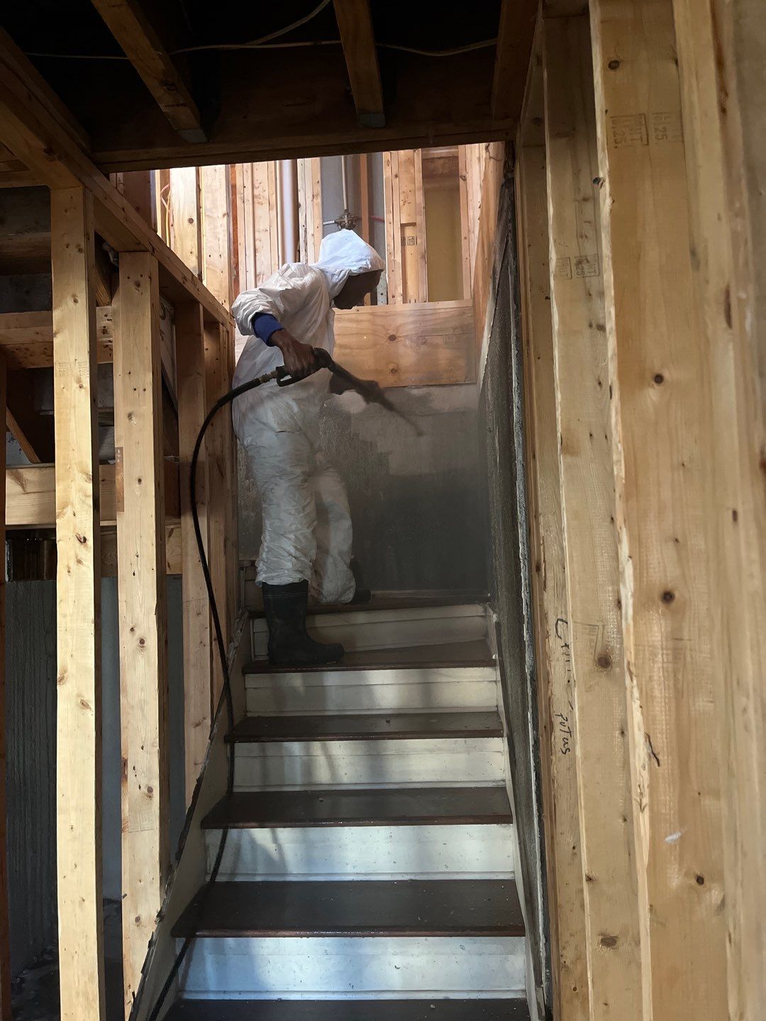 Fire mitigation with structure clean by EAS Environmental, LLC.