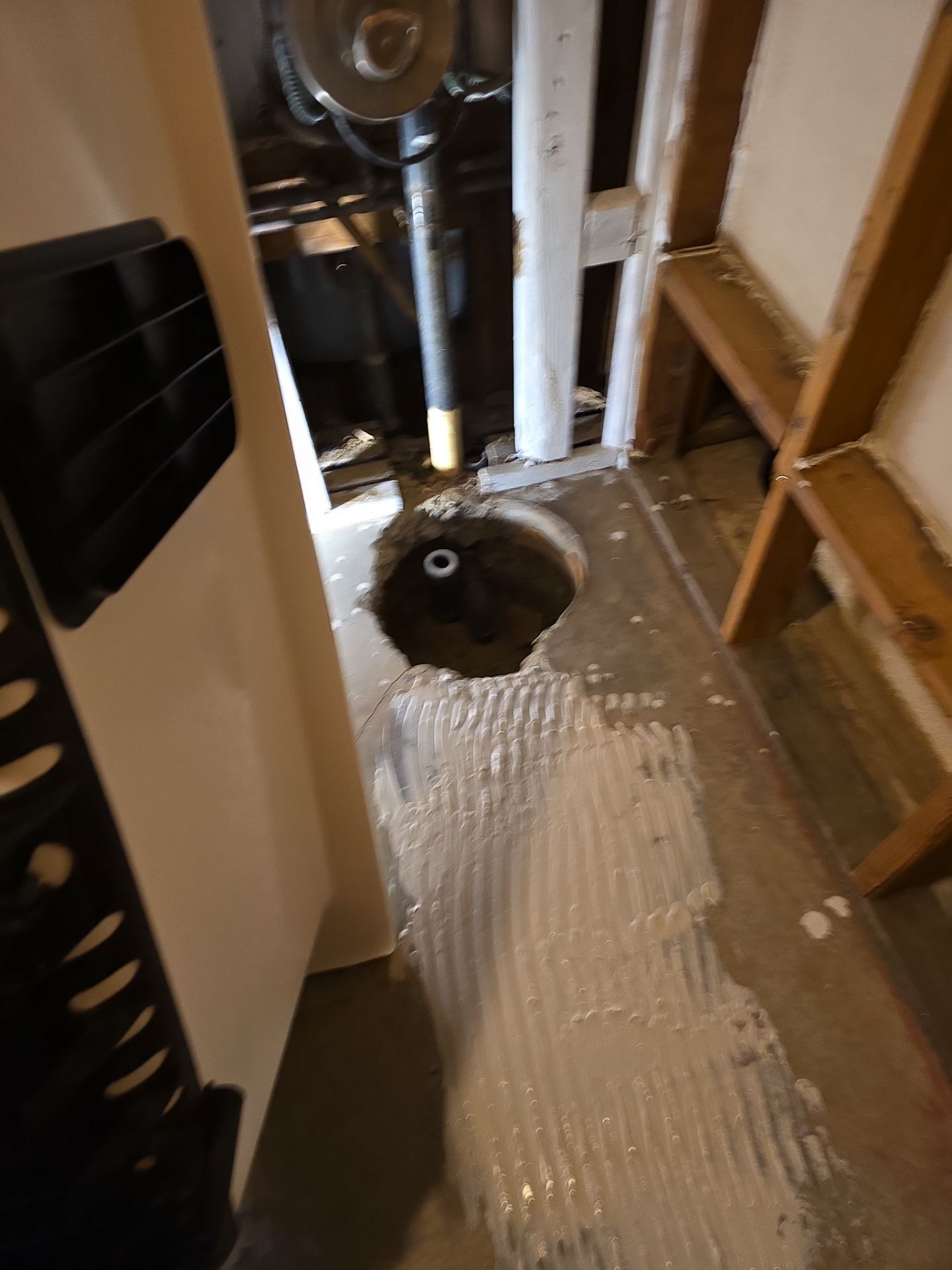 Shower Tub Installation with Underground Plumbing by Us Plumbing 