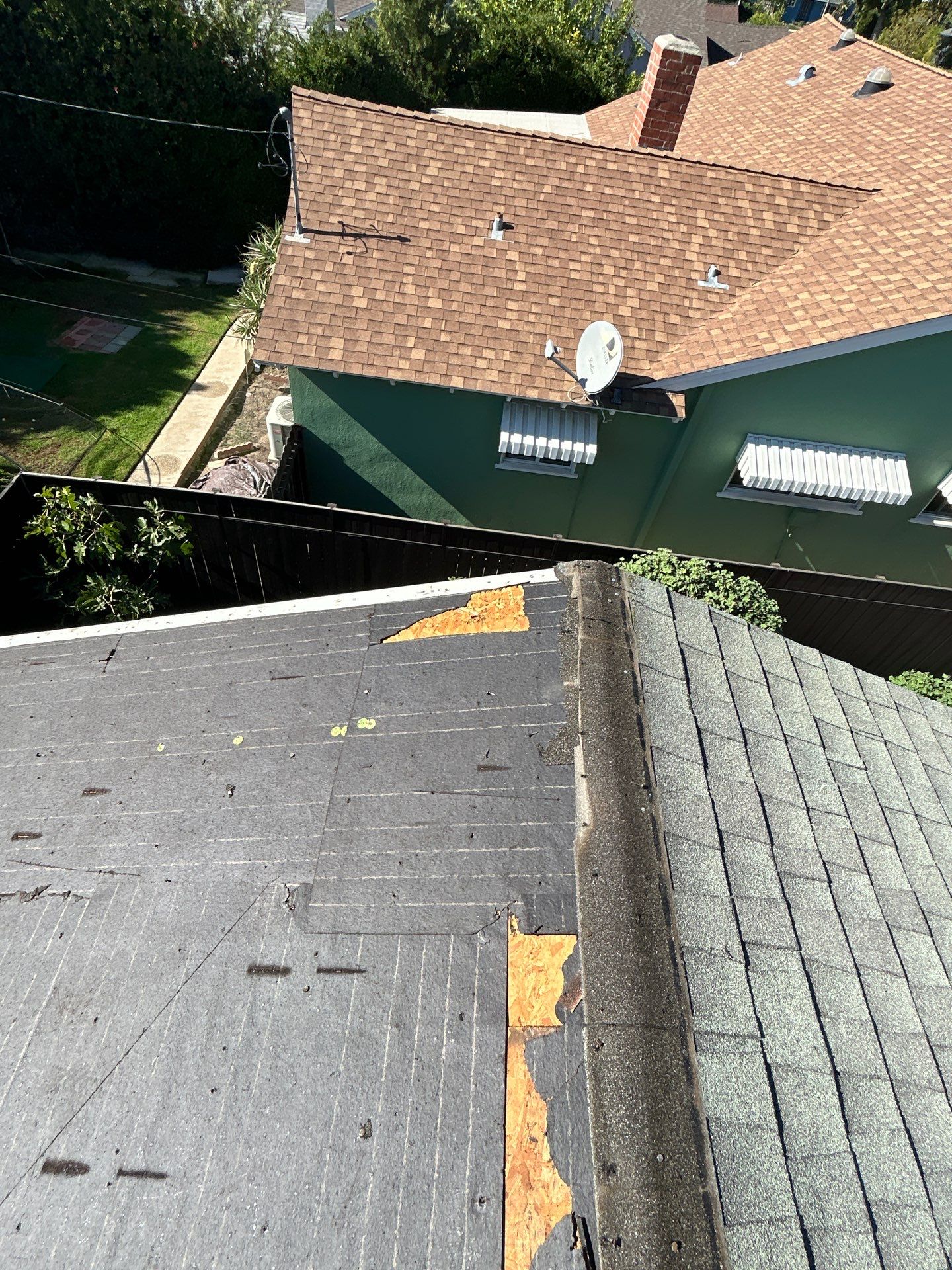Partial reroof - Residential Project in LA by Hull Brothers Roofing