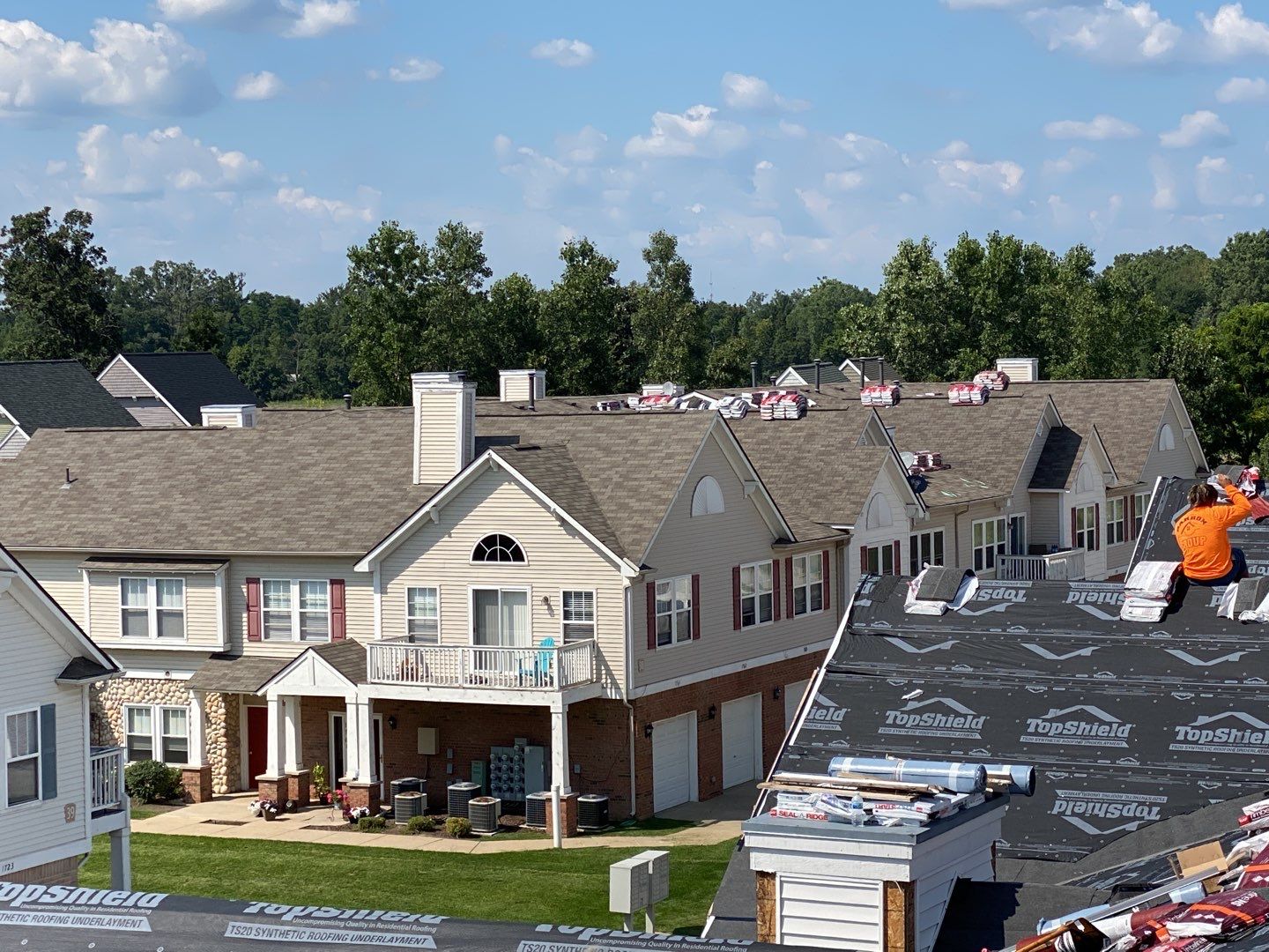 Multi Family Large Scale Roof Replacement by Bloomfield Construction & Restoration