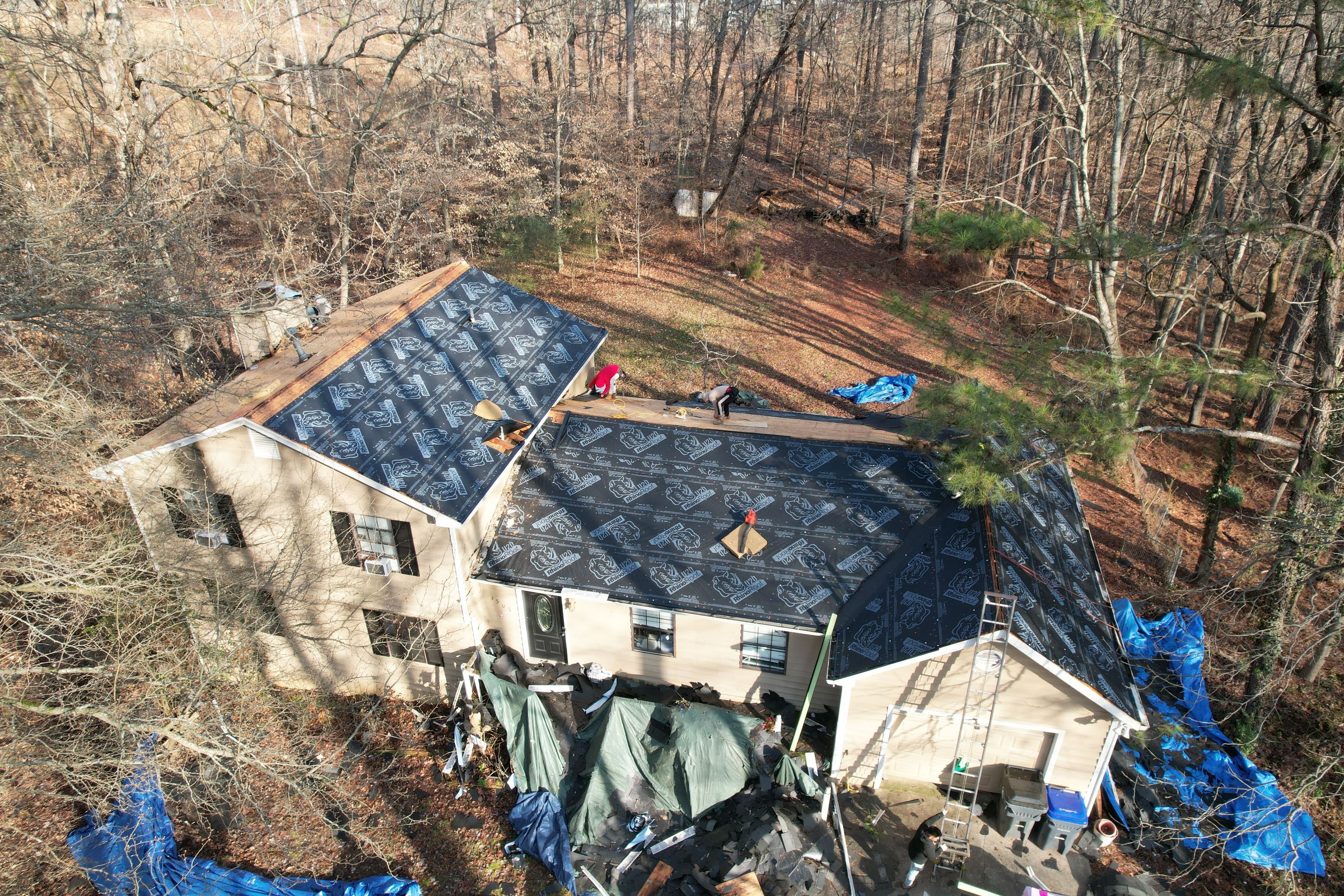 Residential Roofing Installation using Owens Corning by Inspector Roofing and Restoration